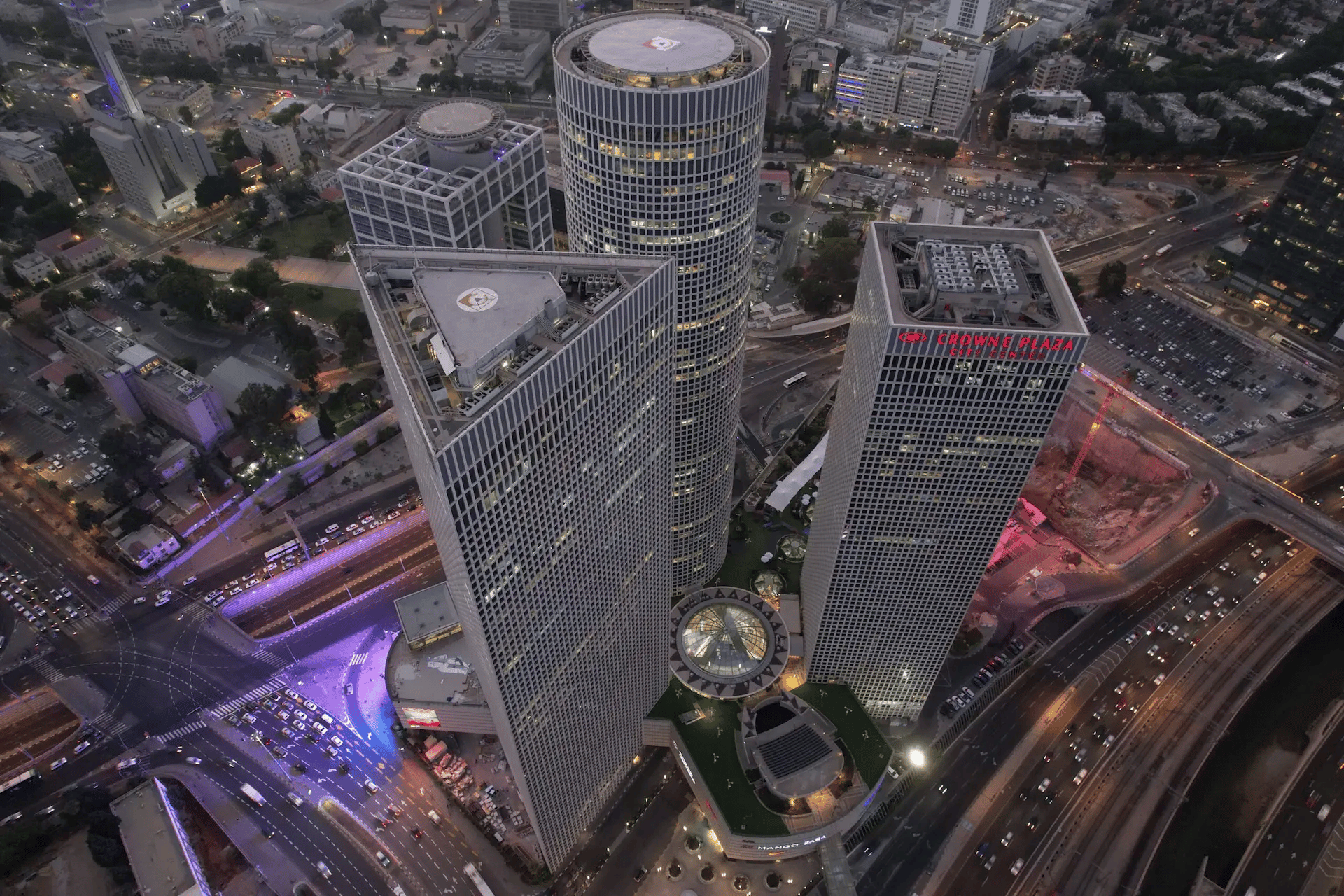 Azrieli Towers in Tel Aviv