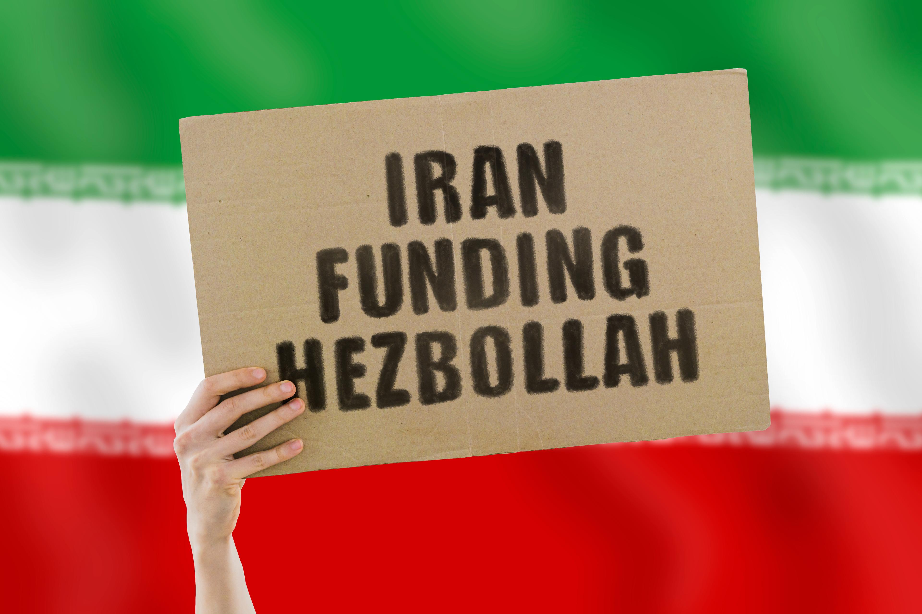 Iran supporting Hezbollah financially. Iran supporting Hezbollah financially.