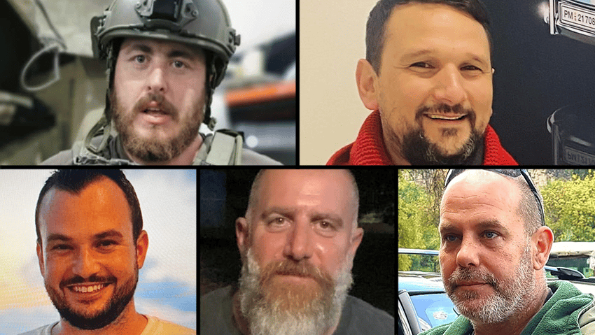 Master Sergeant (Res.) Tom Segal, Major (Res.) Dan Maori, Captain (Res.) Alon Safrai, Warrant Officer (Res.) Guy Idan Master Sergeant (Res.) Tom Segal, Major (Res.) Dan Maori, Captain (Res.) Alon Safrai, Warrant Officer (Res.) Guy Idan