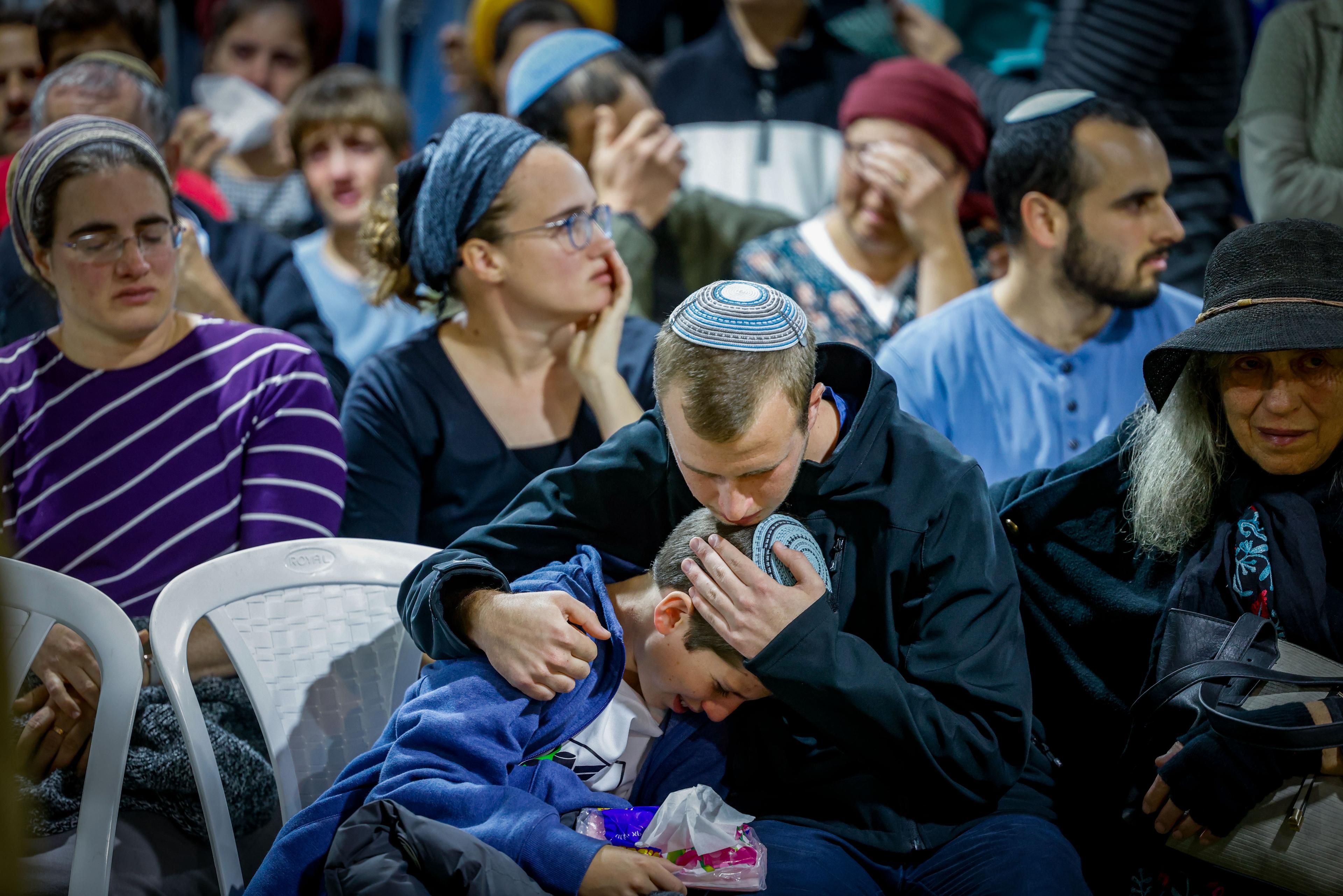 Captain (res.) Avraham Yosef Goldberg is laid to rest at Mount Herzl Military Cemetery in Jerusalem on October 27, 2024 Captain (res.) Avraham Yosef Goldberg is laid to rest at Mount Herzl Military Cemetery in Jerusalem on October 27, 2024