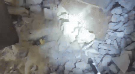 Hunting for terrorists amidst the rubble. Hunting for terrorists amidst the rubble.