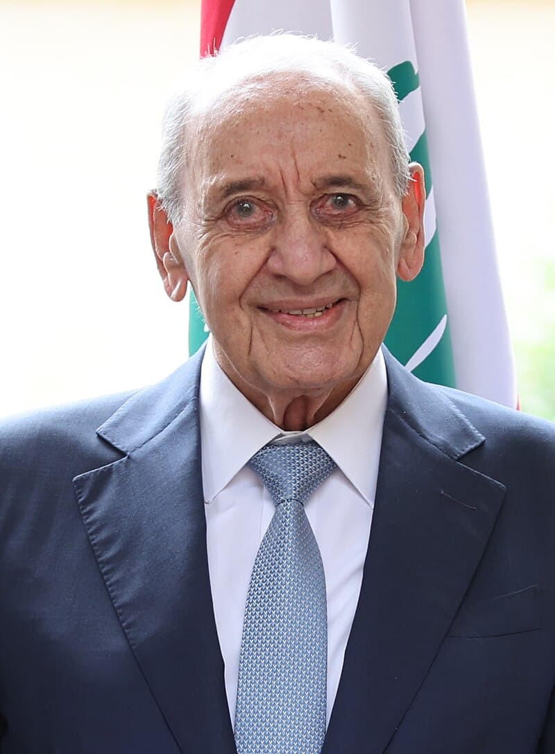 Lebanese Parliamentary Speaker Nabih Berri.