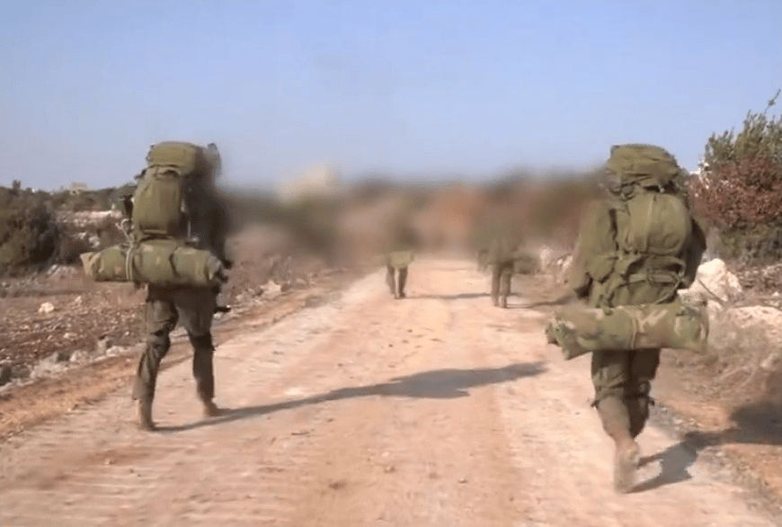 IDF forces in southern Lebanon. IDF forces in southern Lebanon.