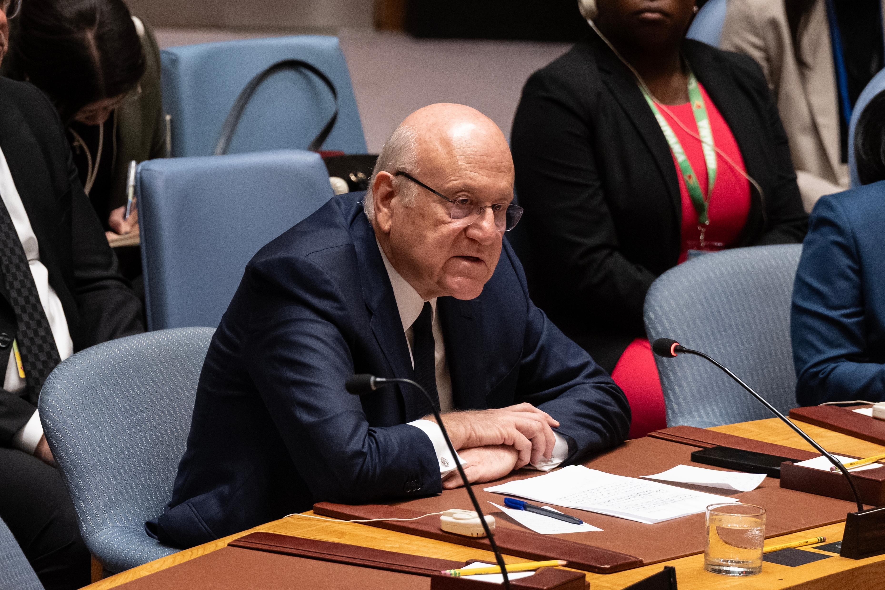 Lebanese Prime Minister Najib Mikati.