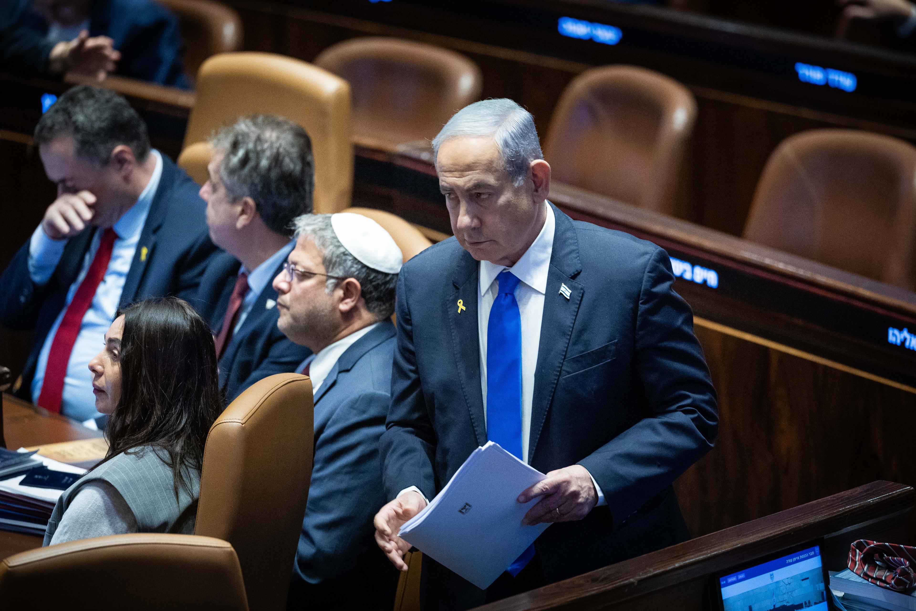 Prime Minister Binyamin Netanyahu. Prime Minister Binyamin Netanyahu.