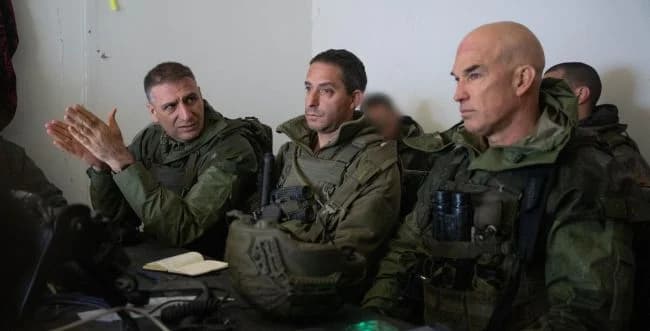 IDF commanders in the North IDF commanders in the North