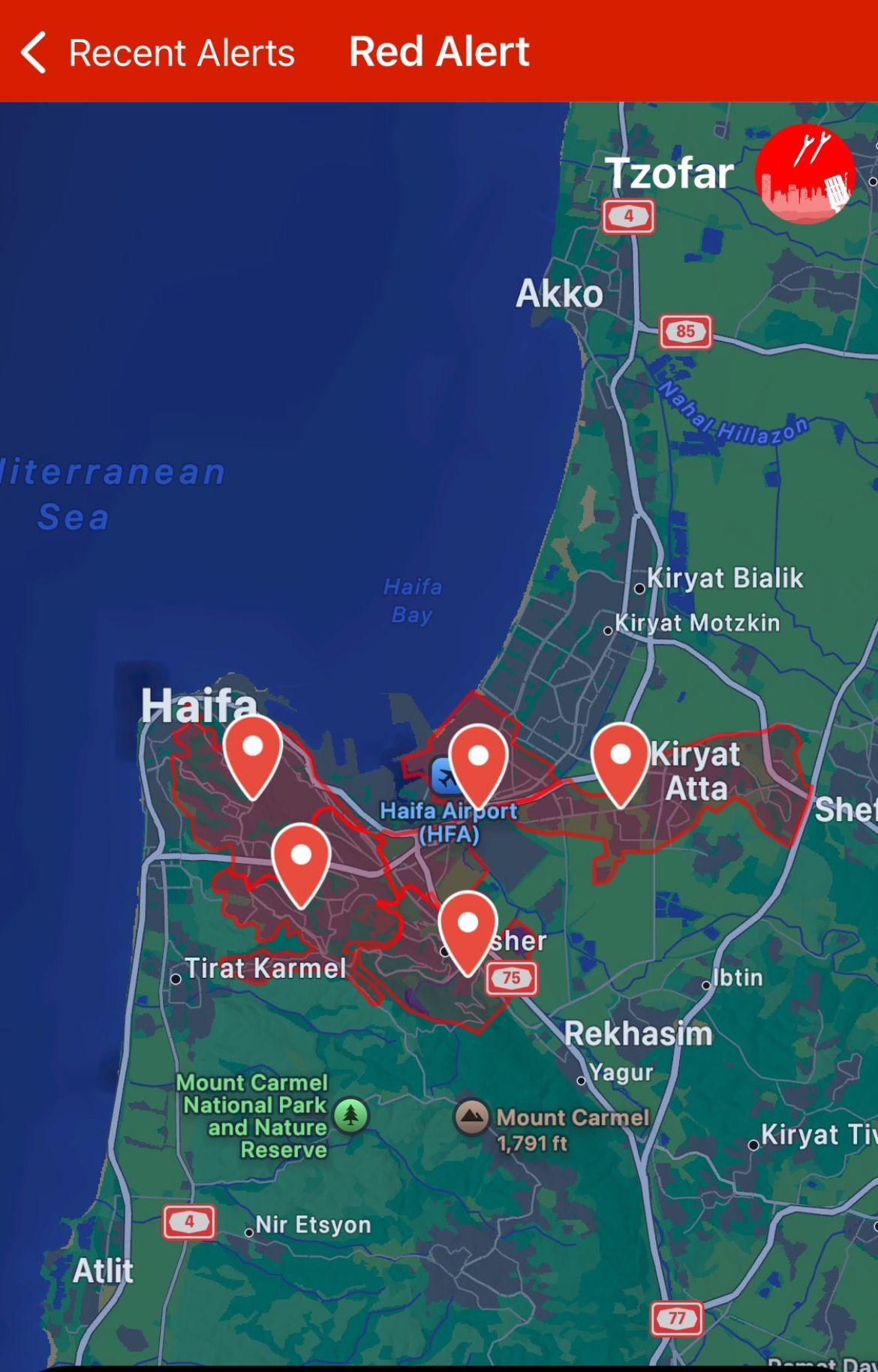 These areas are being targeted by Hezbollah rocket fire right now These areas are being targeted by Hezbollah rocket fire right now