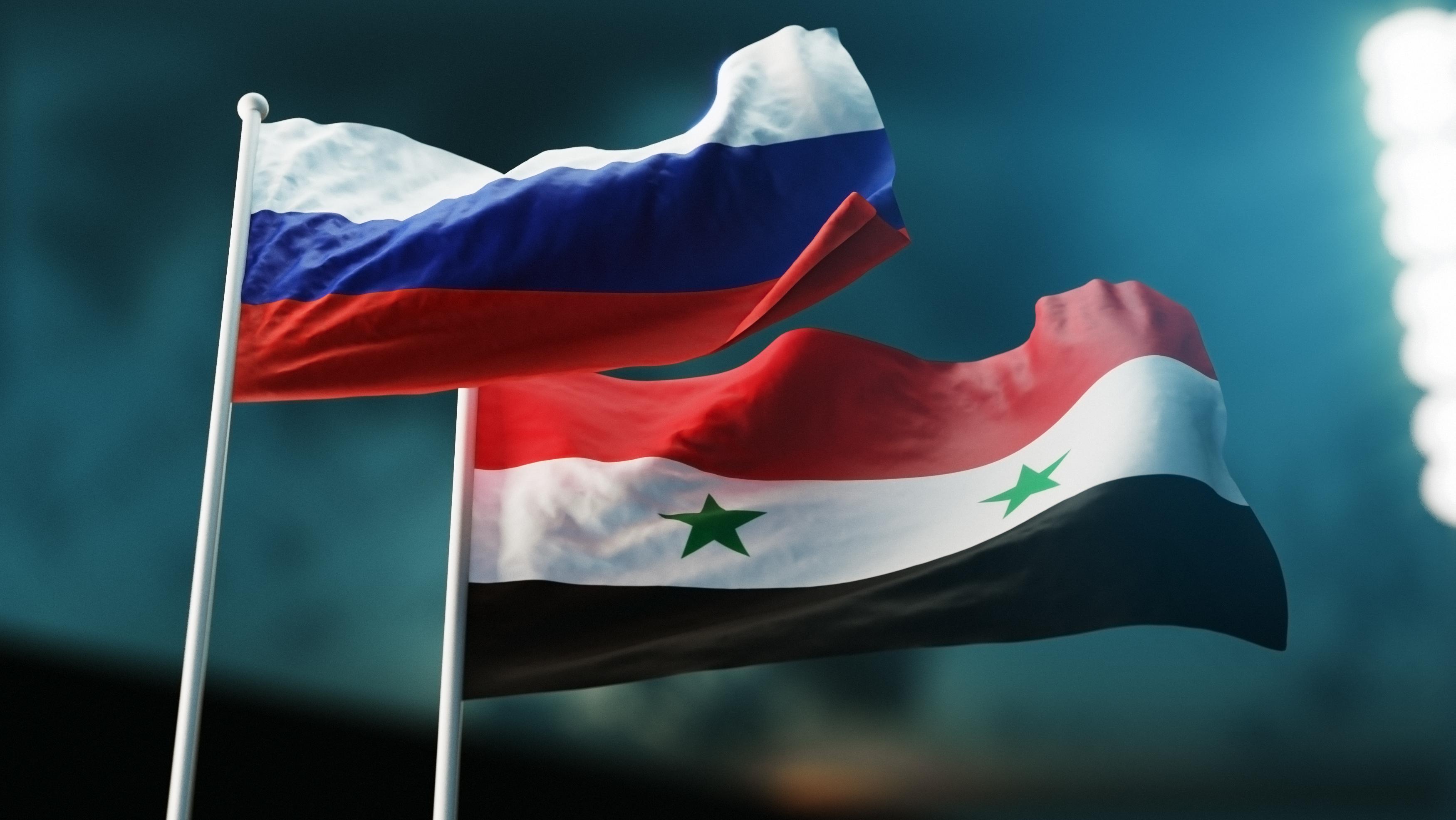 Russia and Syria. Russia and Syria.