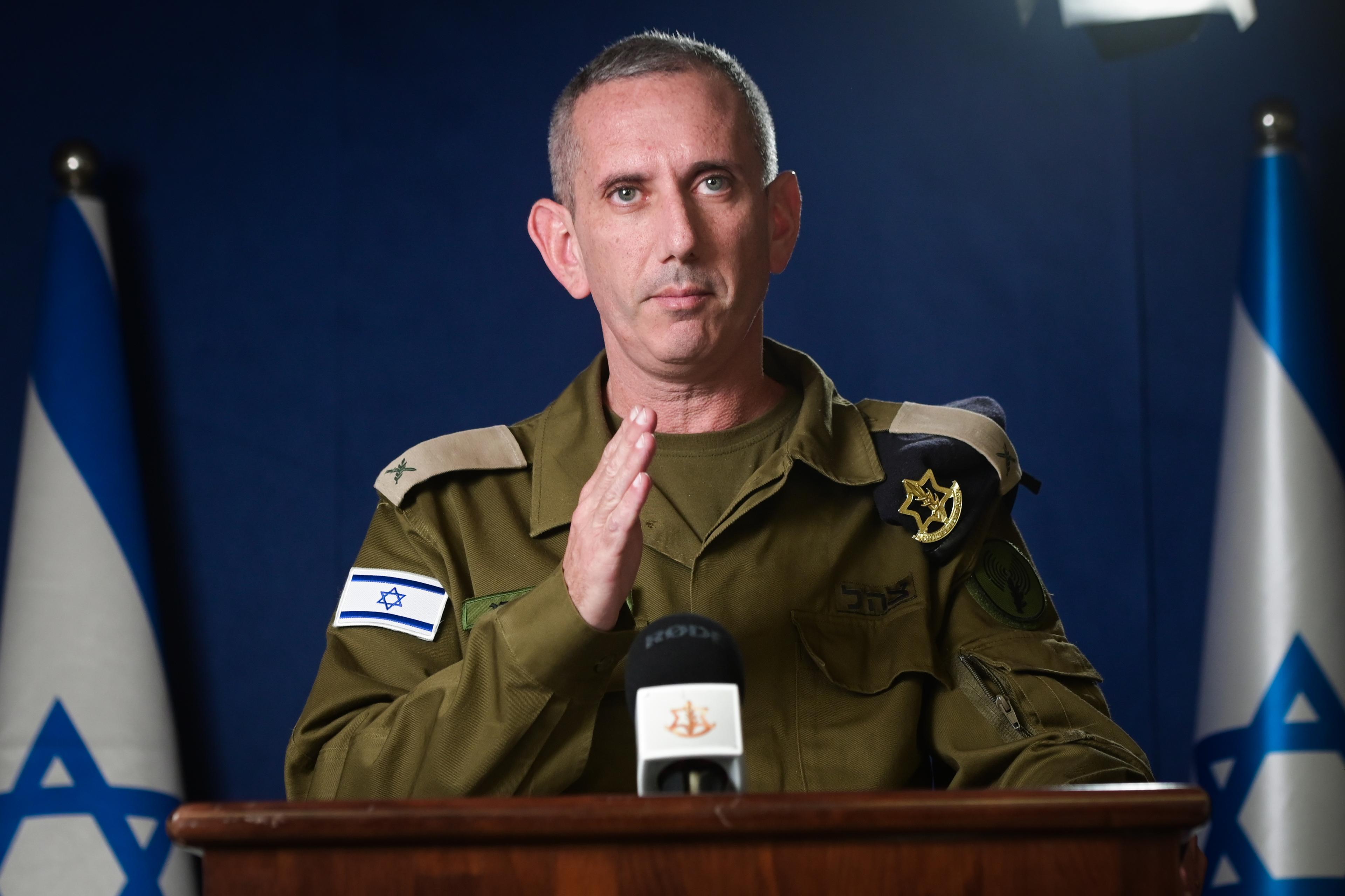 IDF Spokesperson Daniel Hagari. IDF Spokesperson Daniel Hagari.