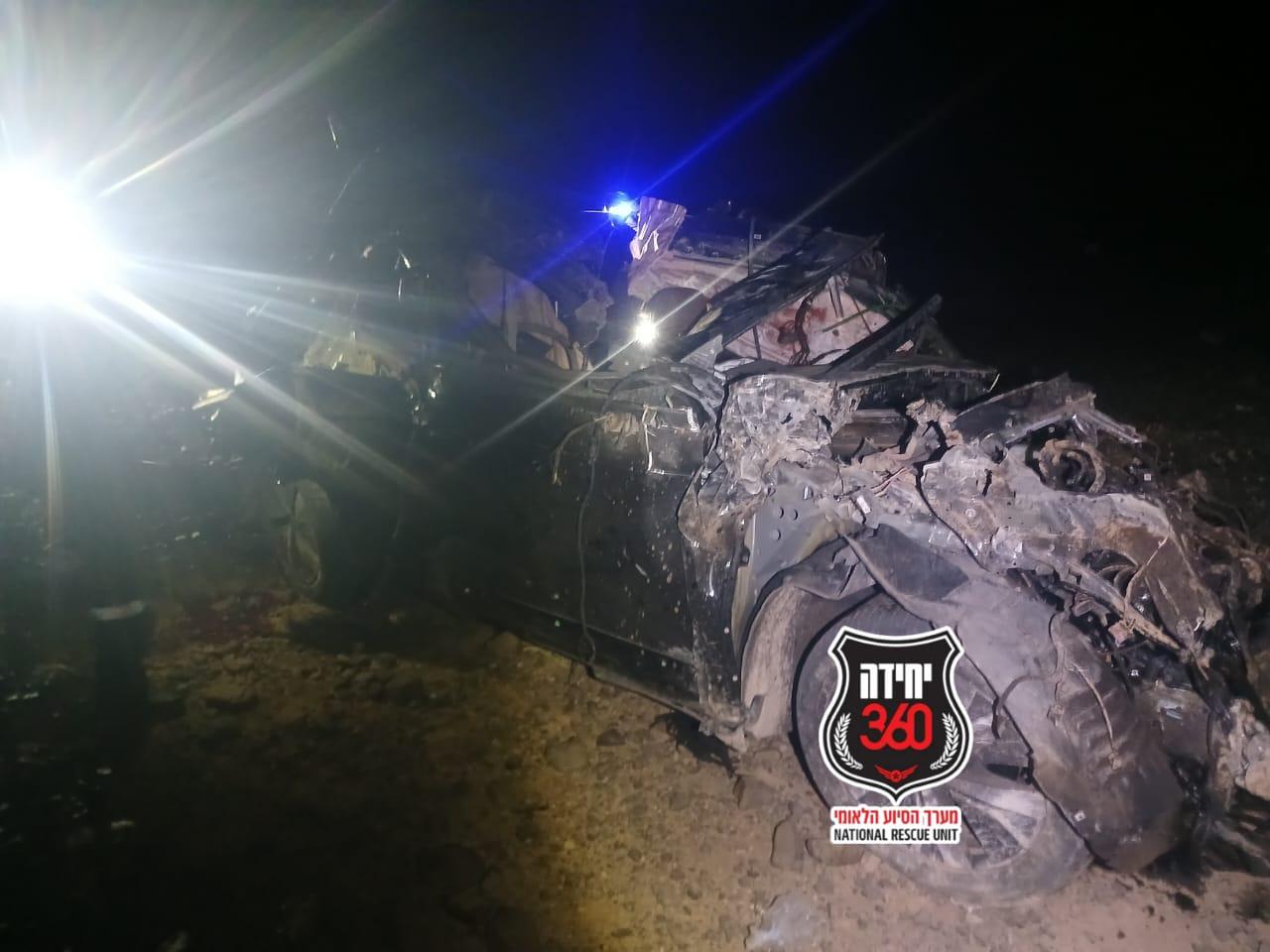 Photo of crash scene Photo of crash scene
