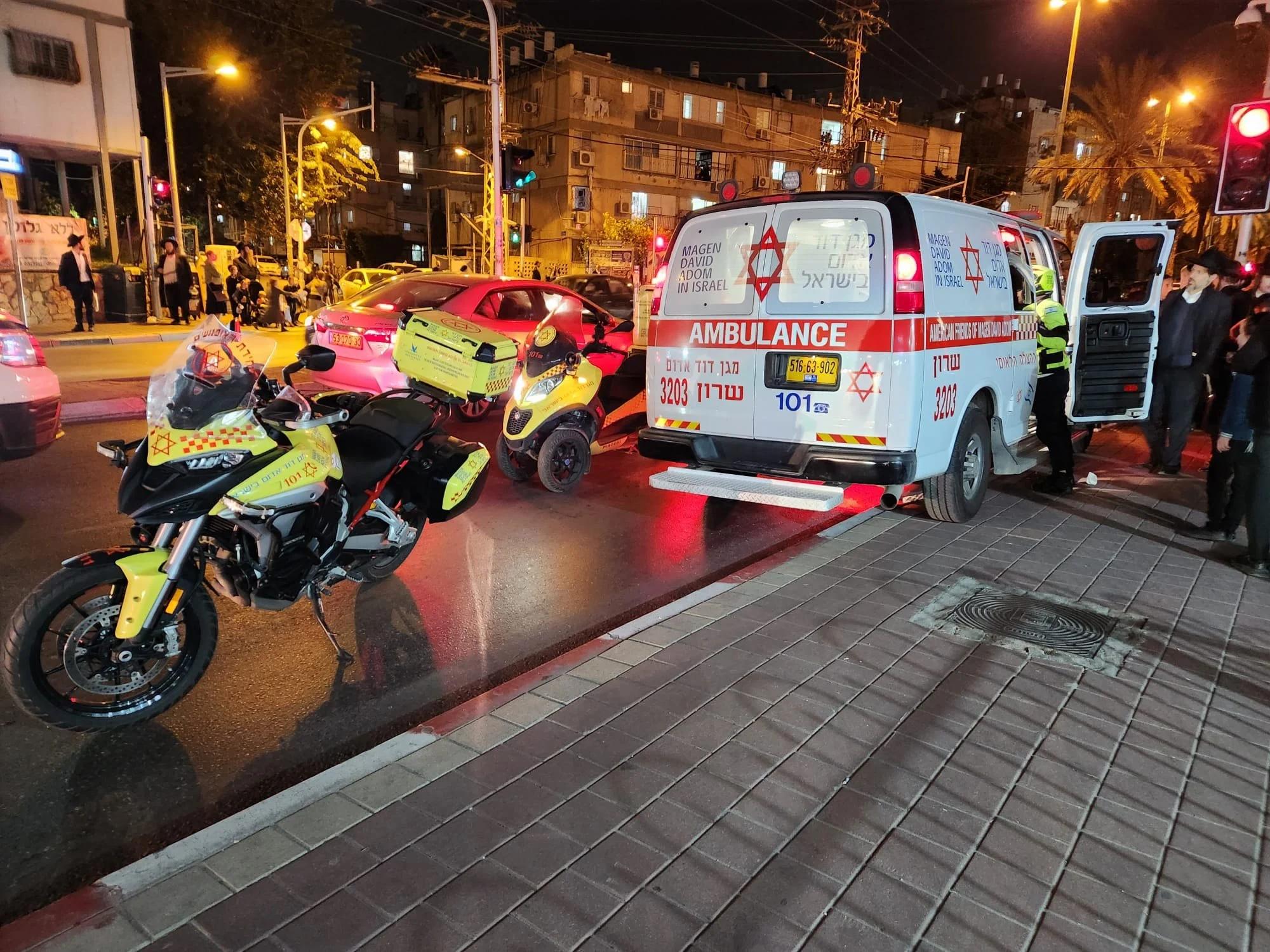 Scene of the ramming attack Scene of the ramming attack