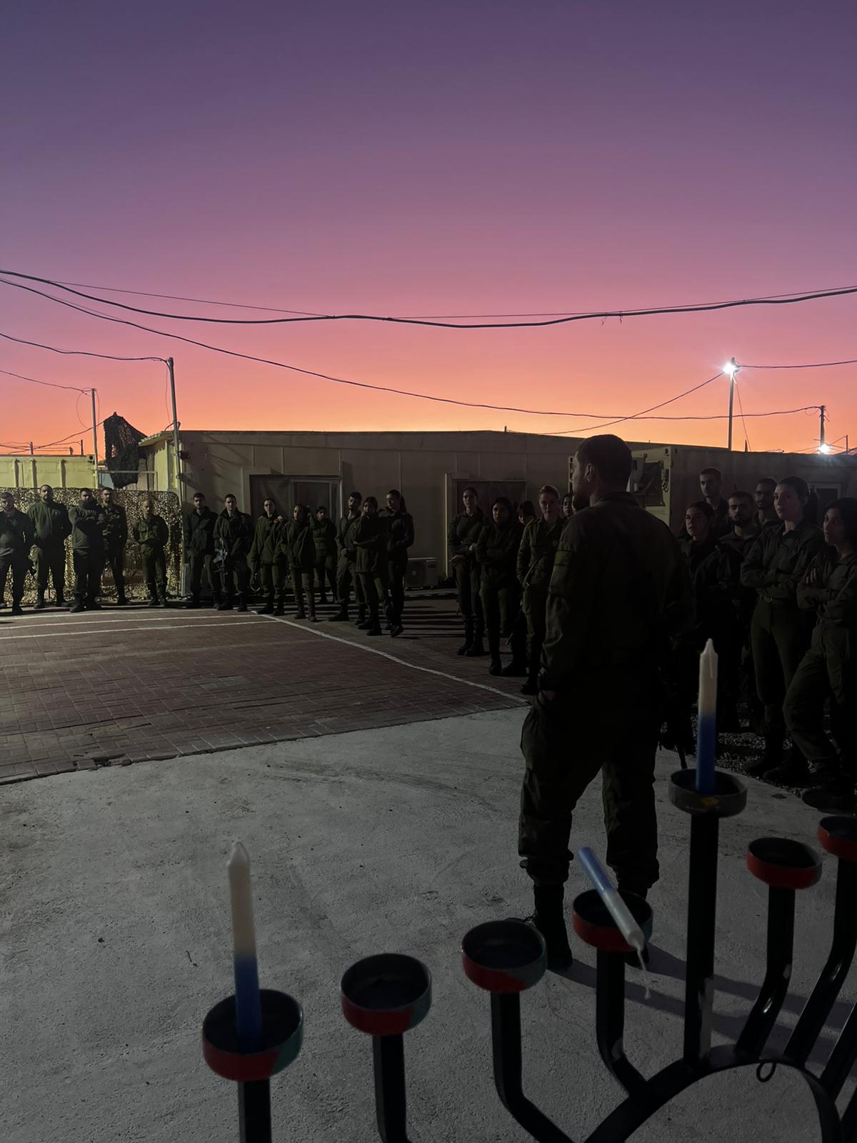 Soldiers at the Judea Territorial Brigade Headquarters. Soldiers at the Judea Territorial Brigade Headquarters.