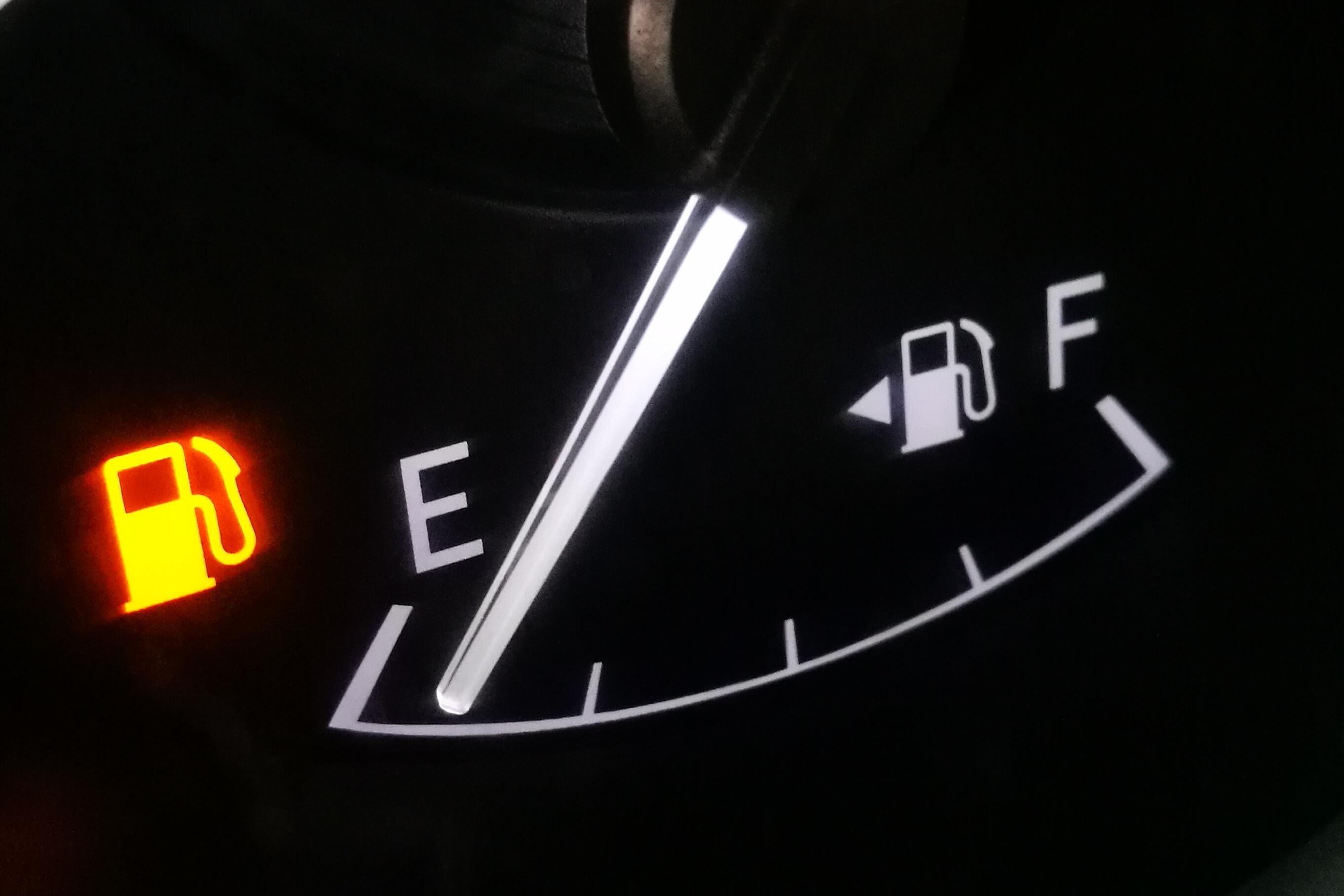 Running out of gas. Running out of gas.