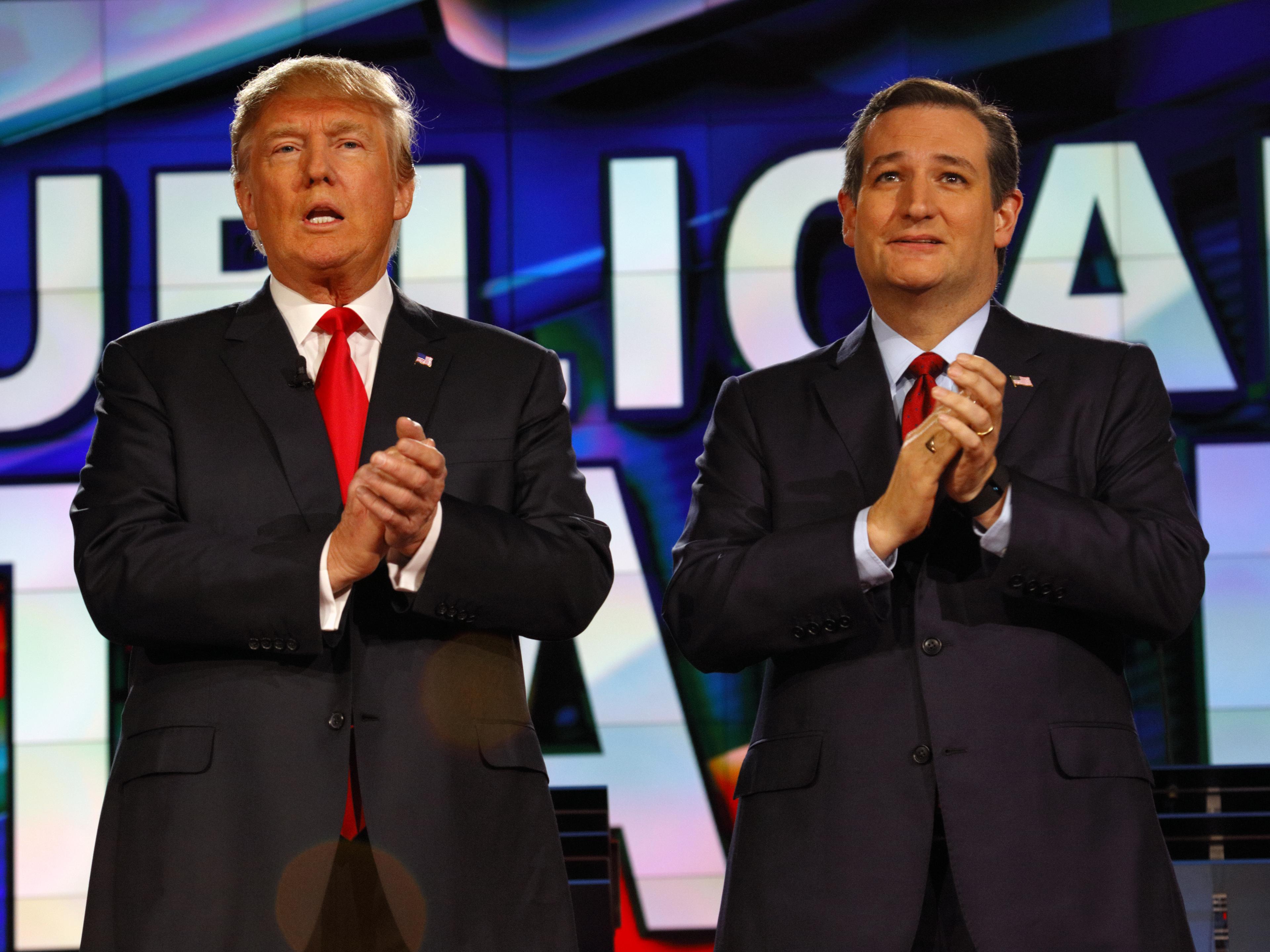 President Donald Trump and Senator Ted Cruz President Donald Trump and Senator Ted Cruz
