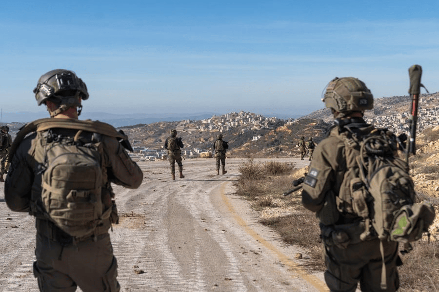 IDF forces in Syria
