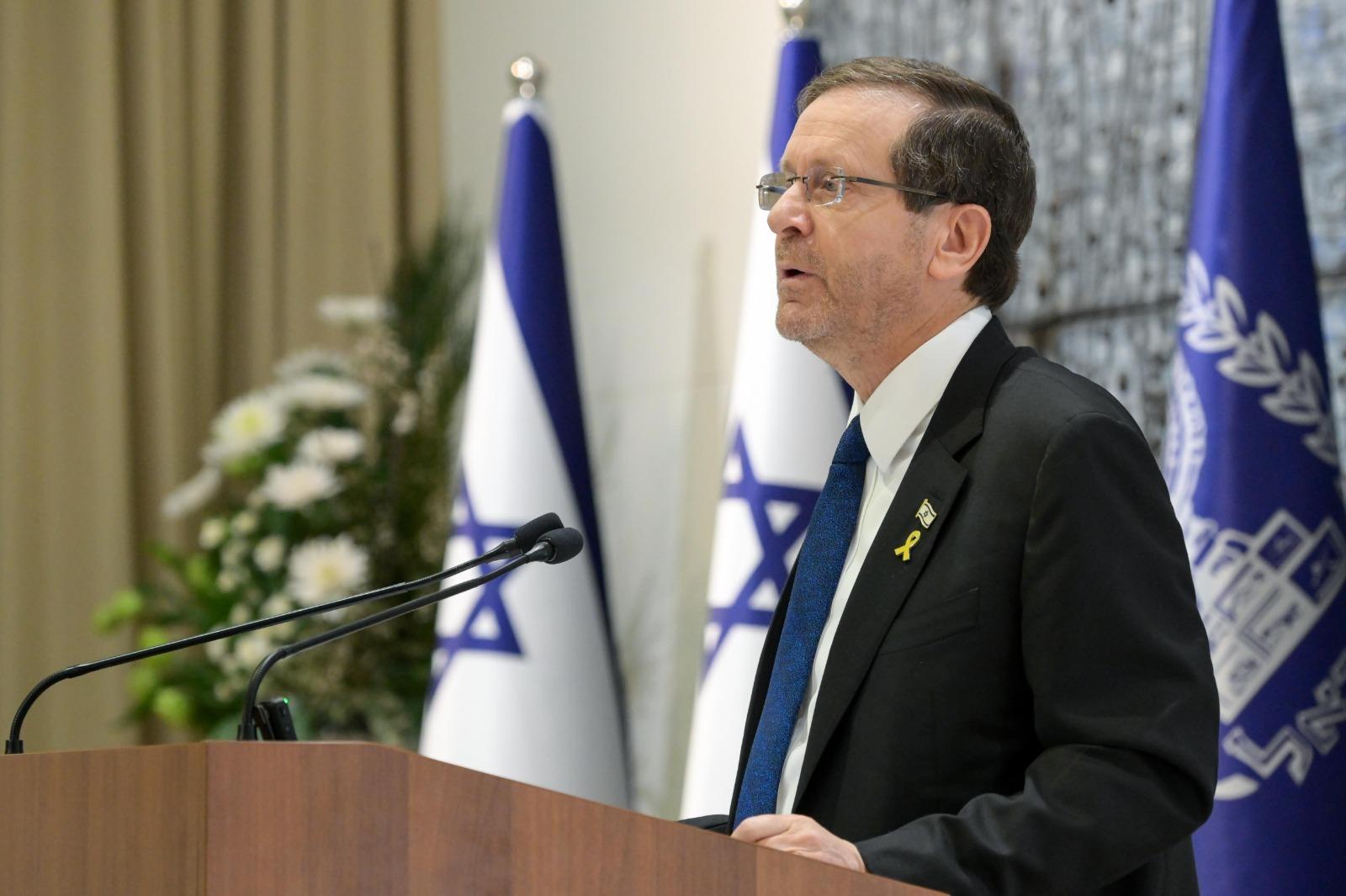 President Isaac Herzog.