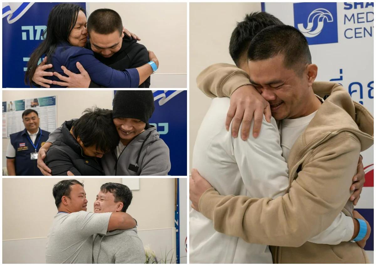 Thai hostages reunite with their loved ones