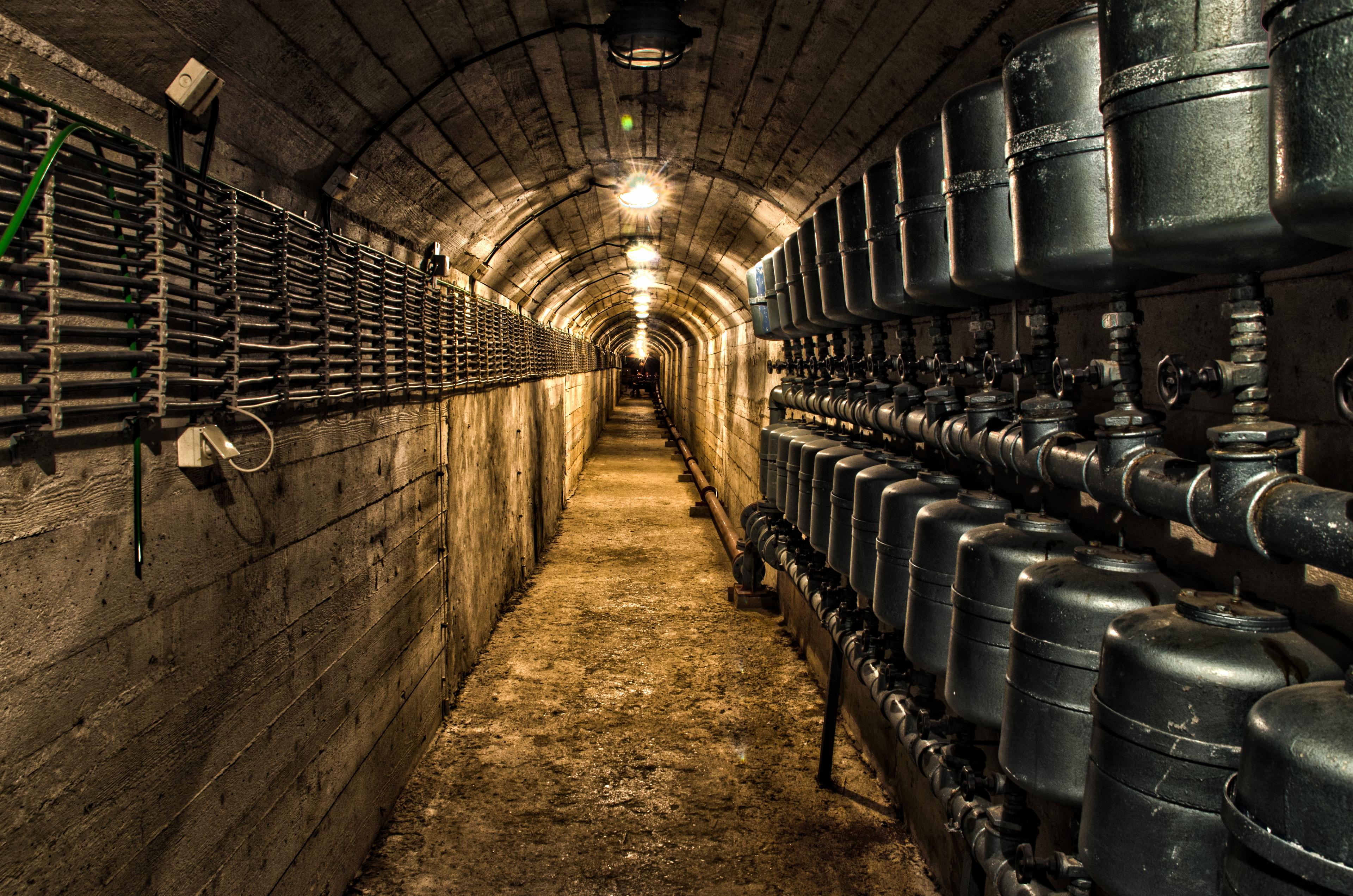 Underground nuclear tunnel 