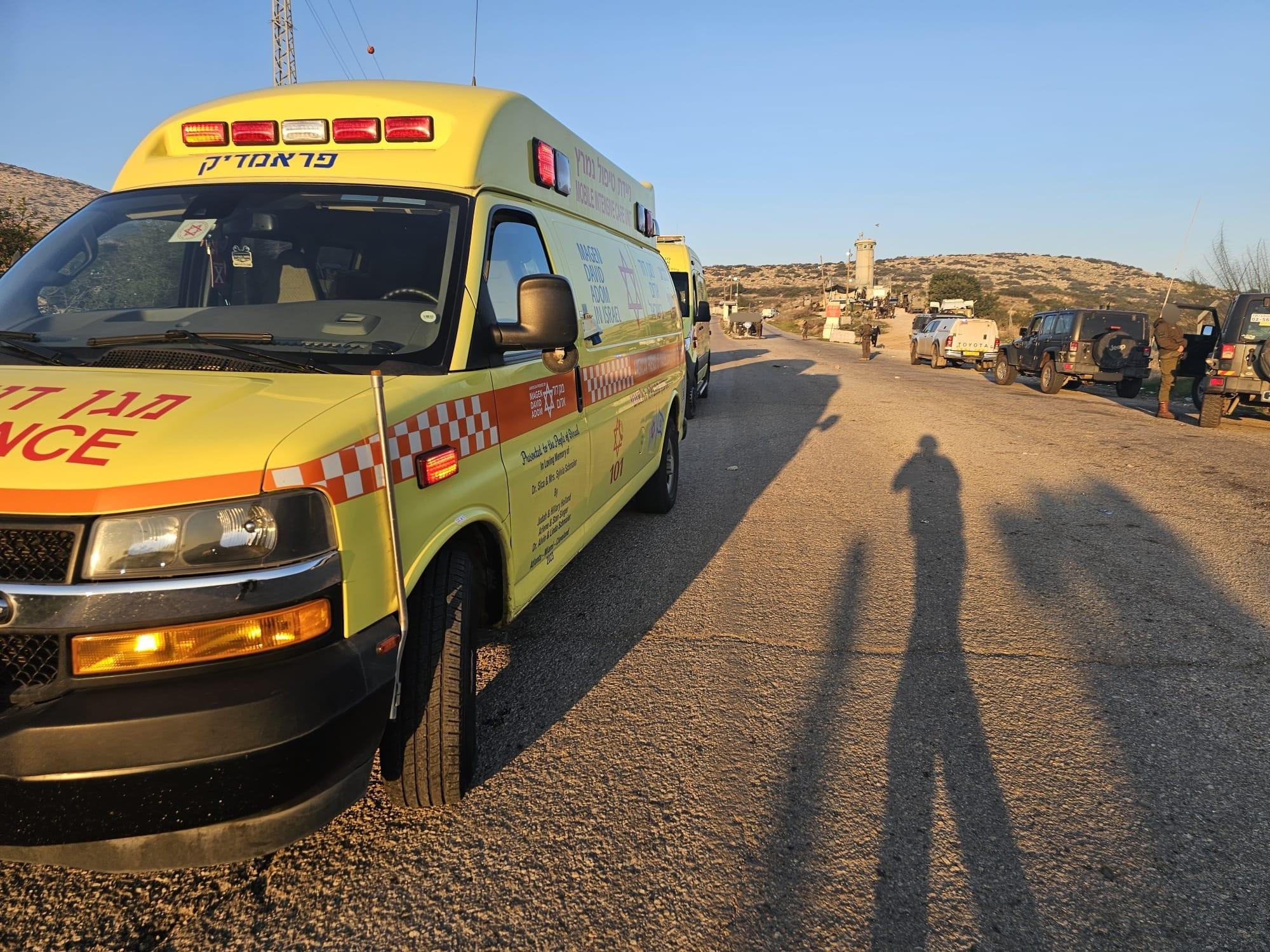 MDA ambulance on the scene.