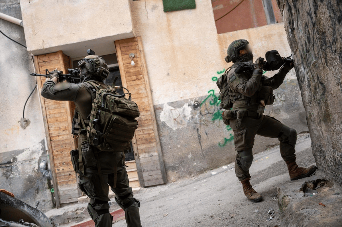 IDF soldiers operating in Judea and Samaria
