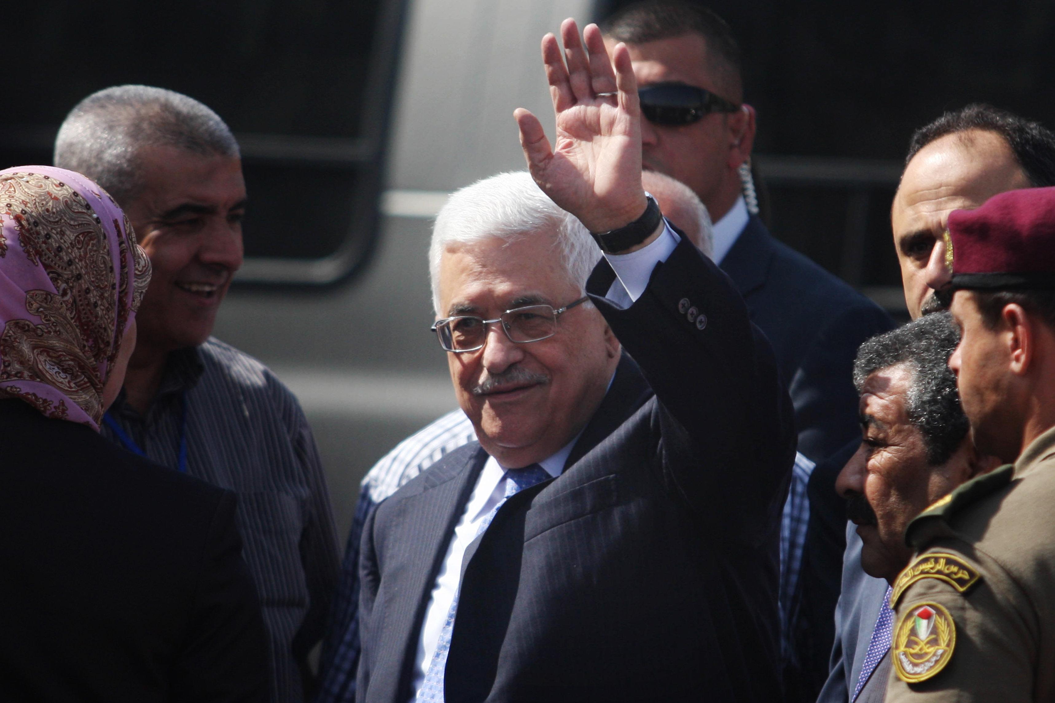 PA President Mahmoud Abbas.