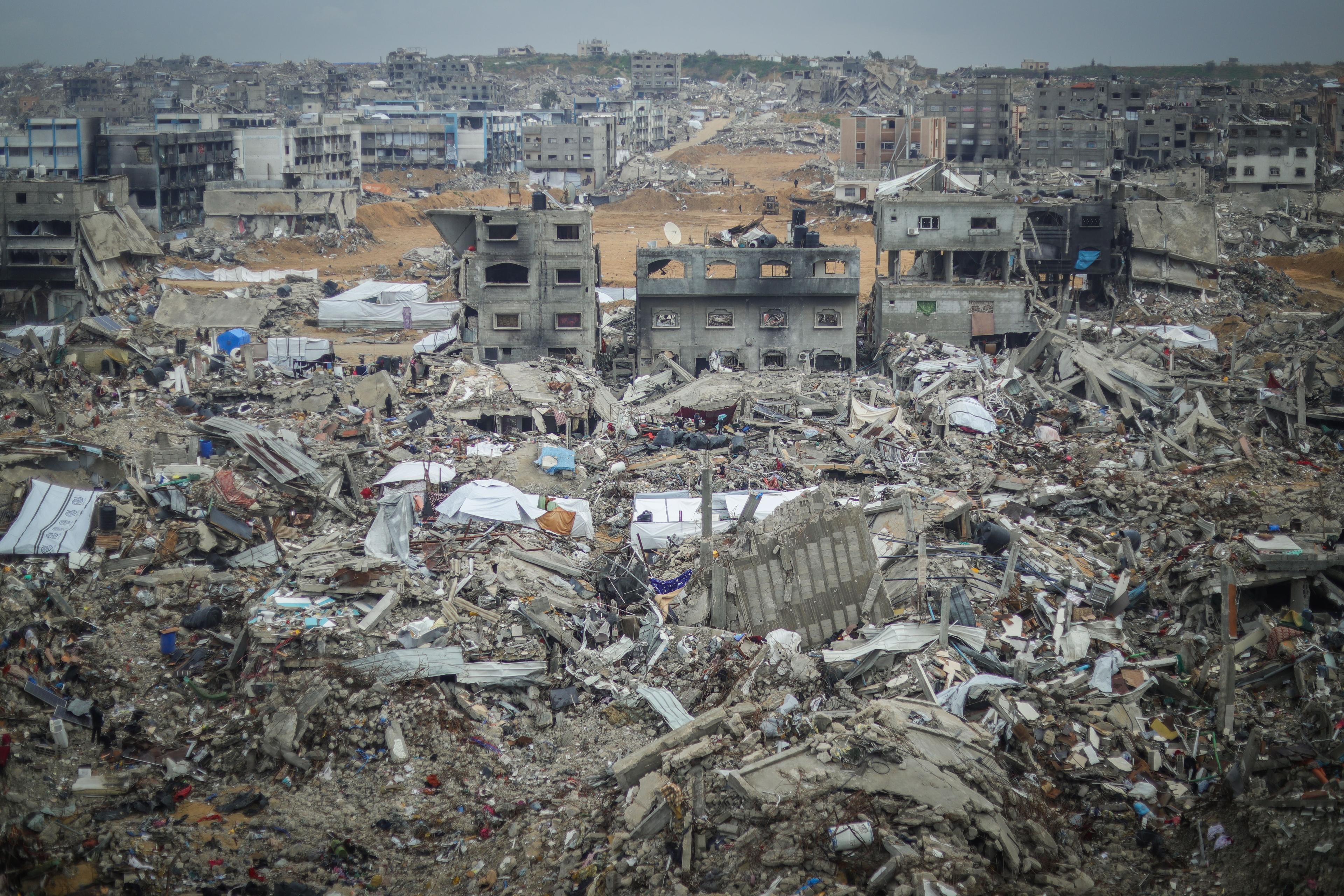 Jabalia, in the central Gaza Strip, February 5, 2025 Jabalia, in the central Gaza Strip, February 5, 2025
