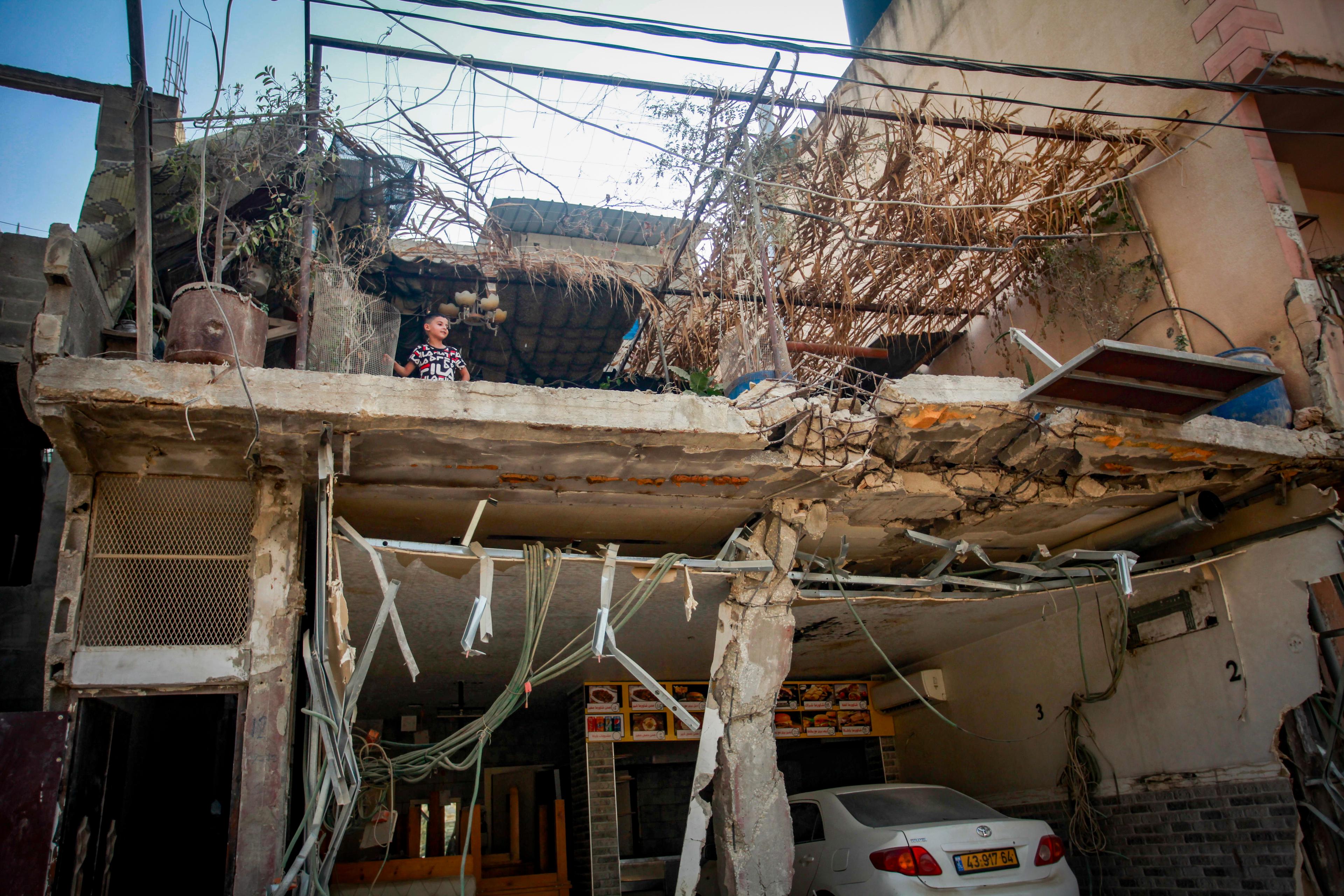 Consequences of IDF strike in Nur A-Shams area, November 2024.
