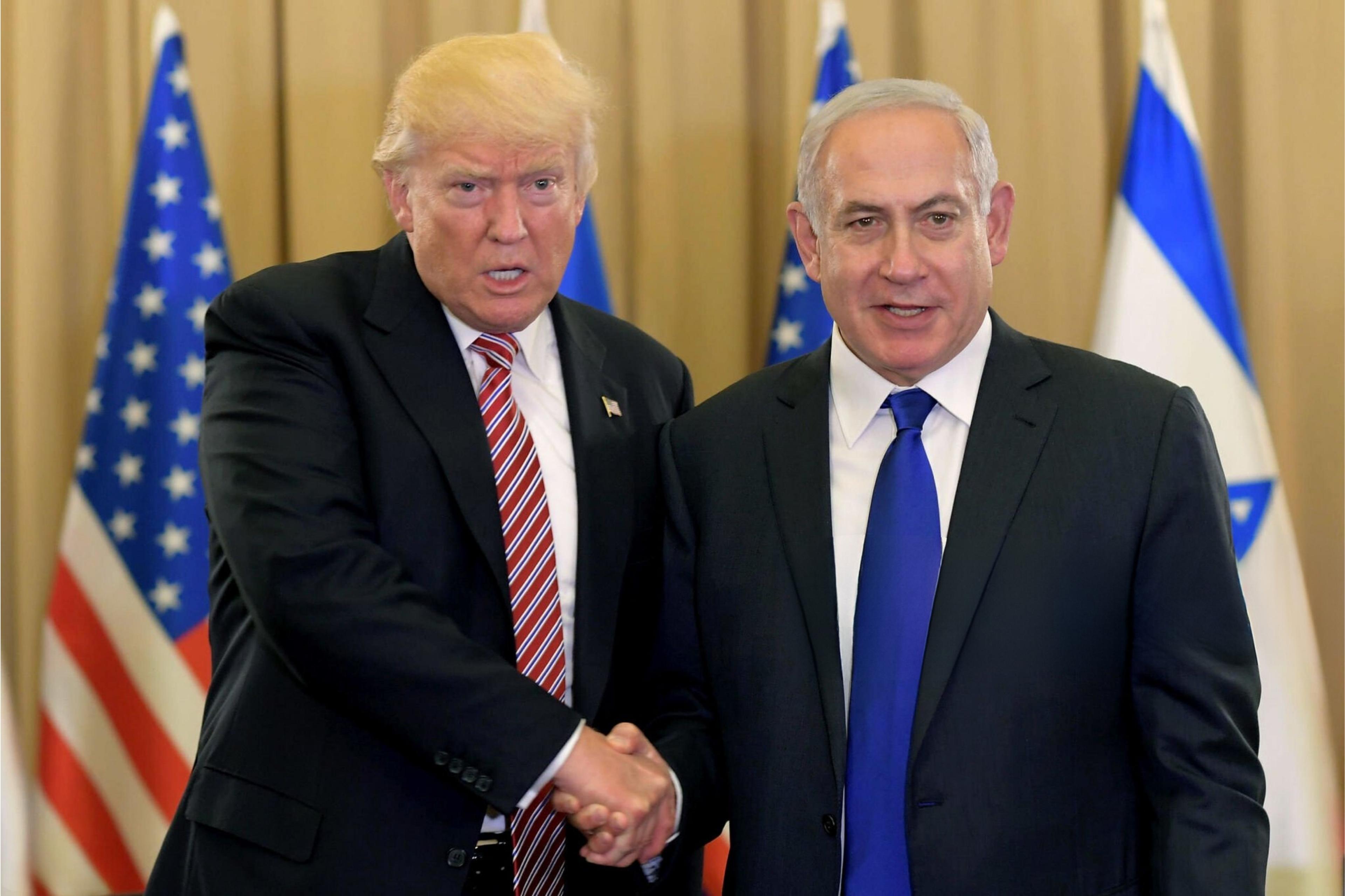 Donald Trump and Benjamin Netanyahu