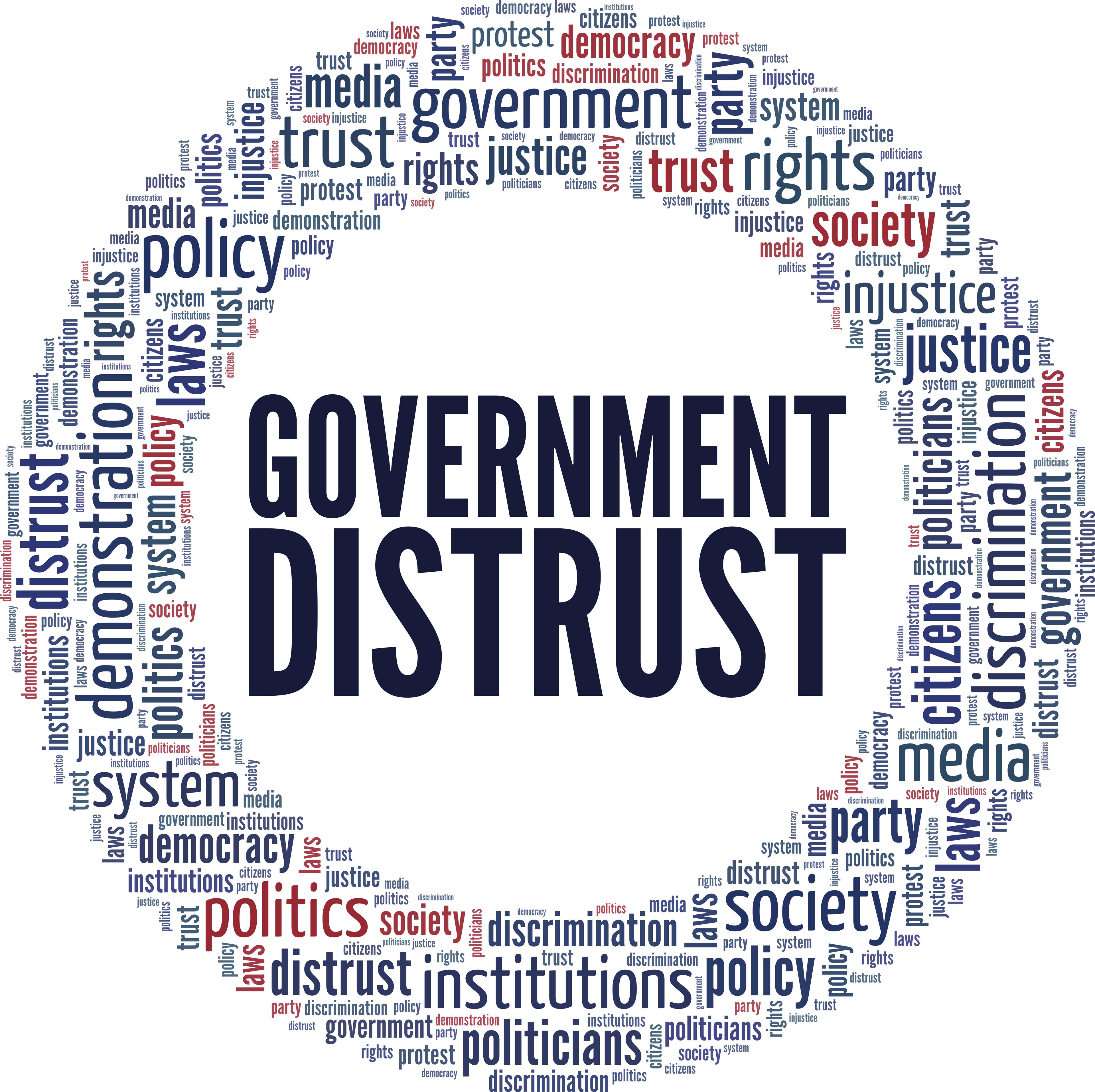 Distrust in government.
