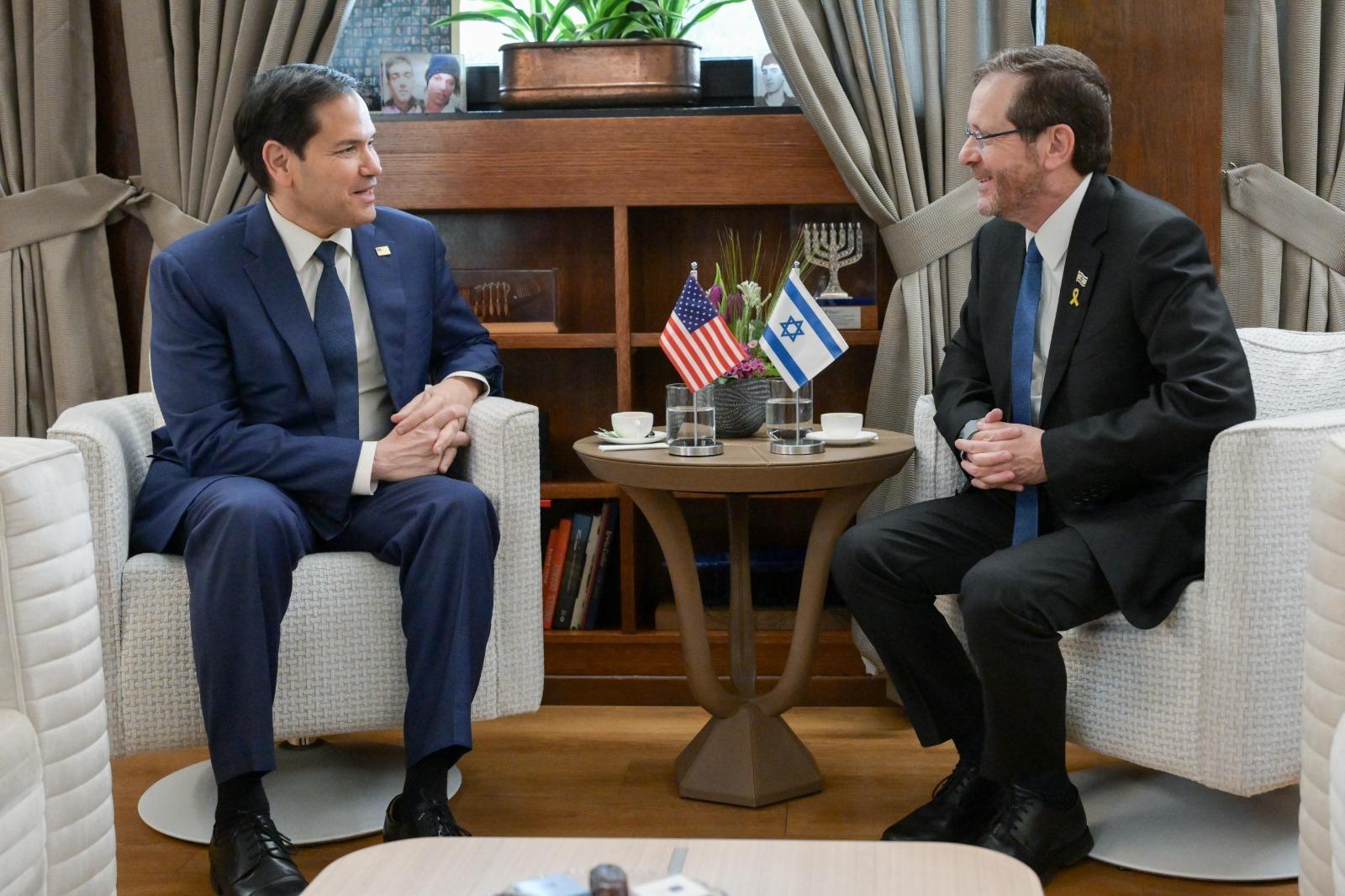 Marco Rubio and President Rivlin Marco Rubio and President Rivlin