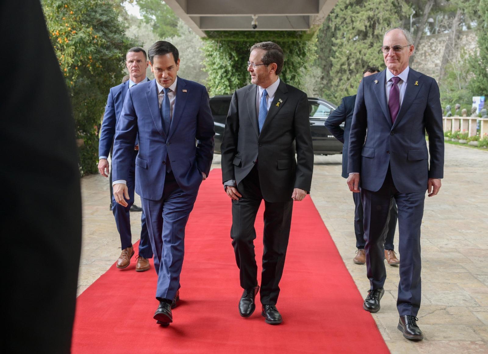 President Rivlin meets Marco Rubio