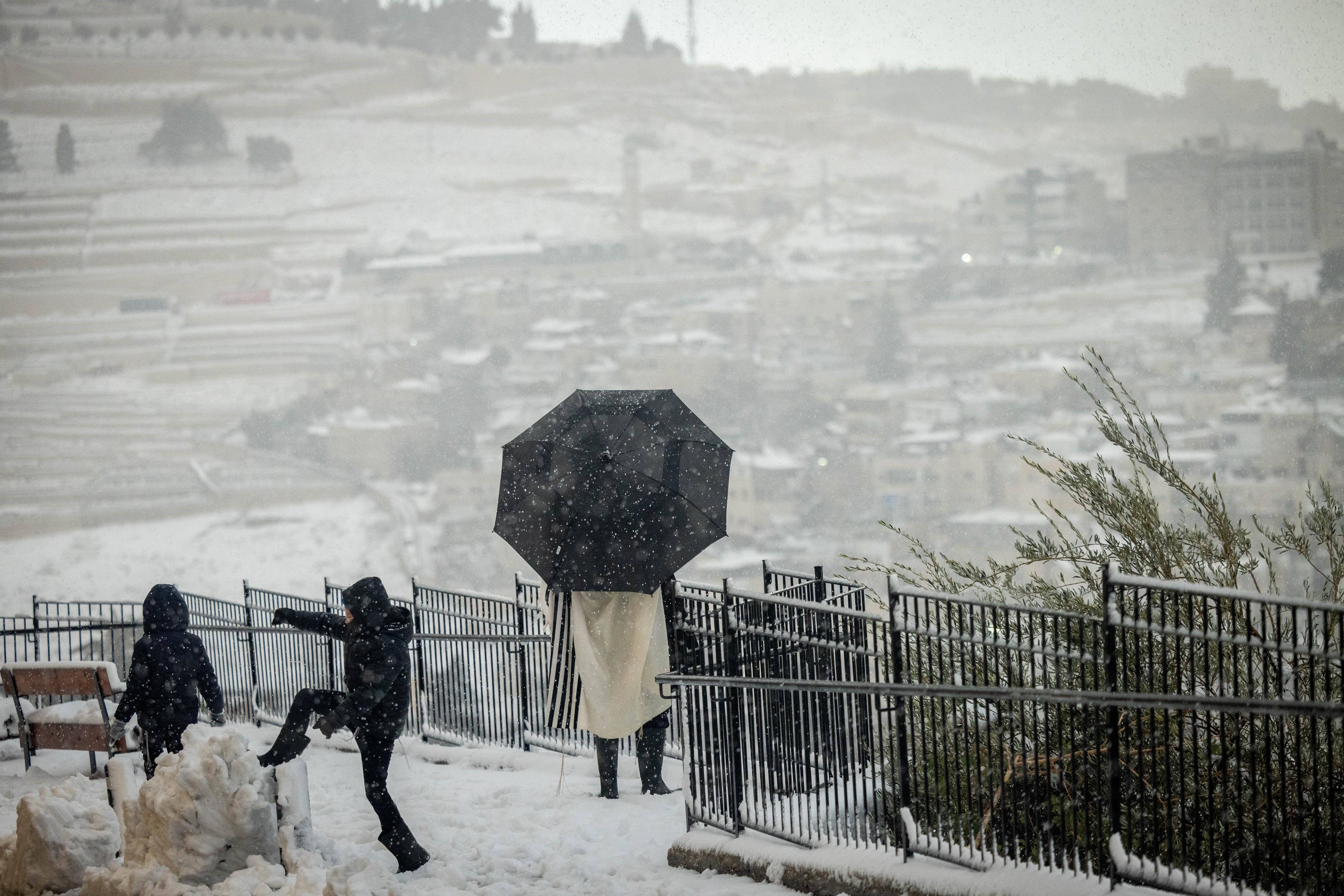 Snow in Jerusalem