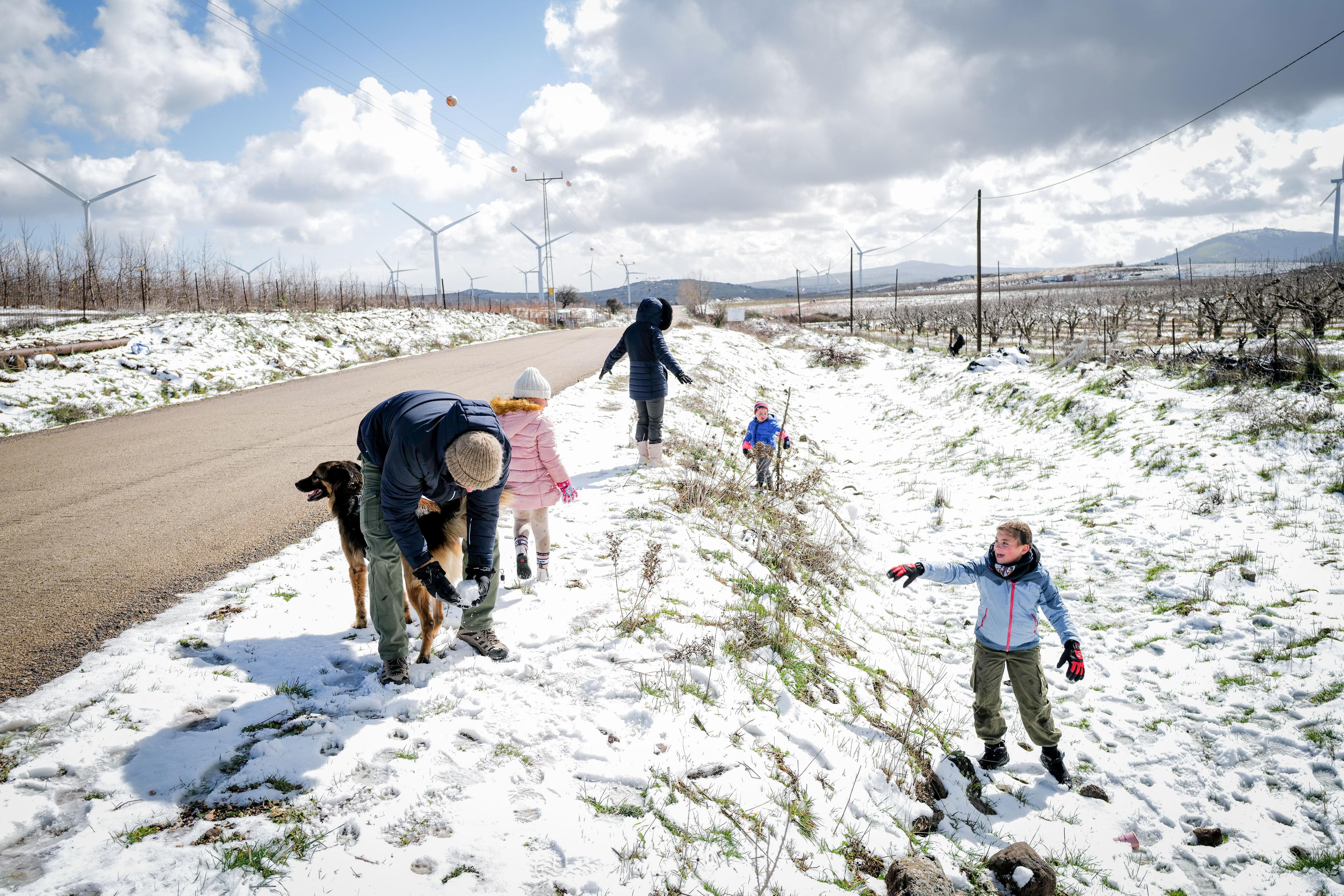 Snow in the Hermon.