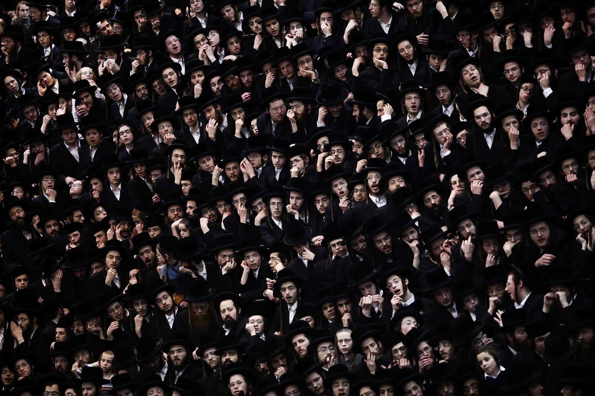 Ultra-Orthodox Jewish men in Jerusalem 