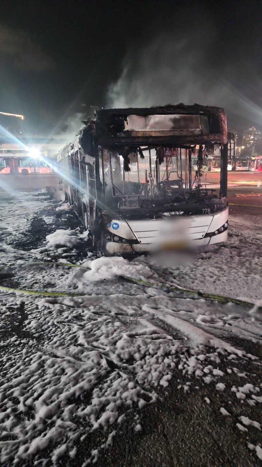 Shocking scene of the bus bombing