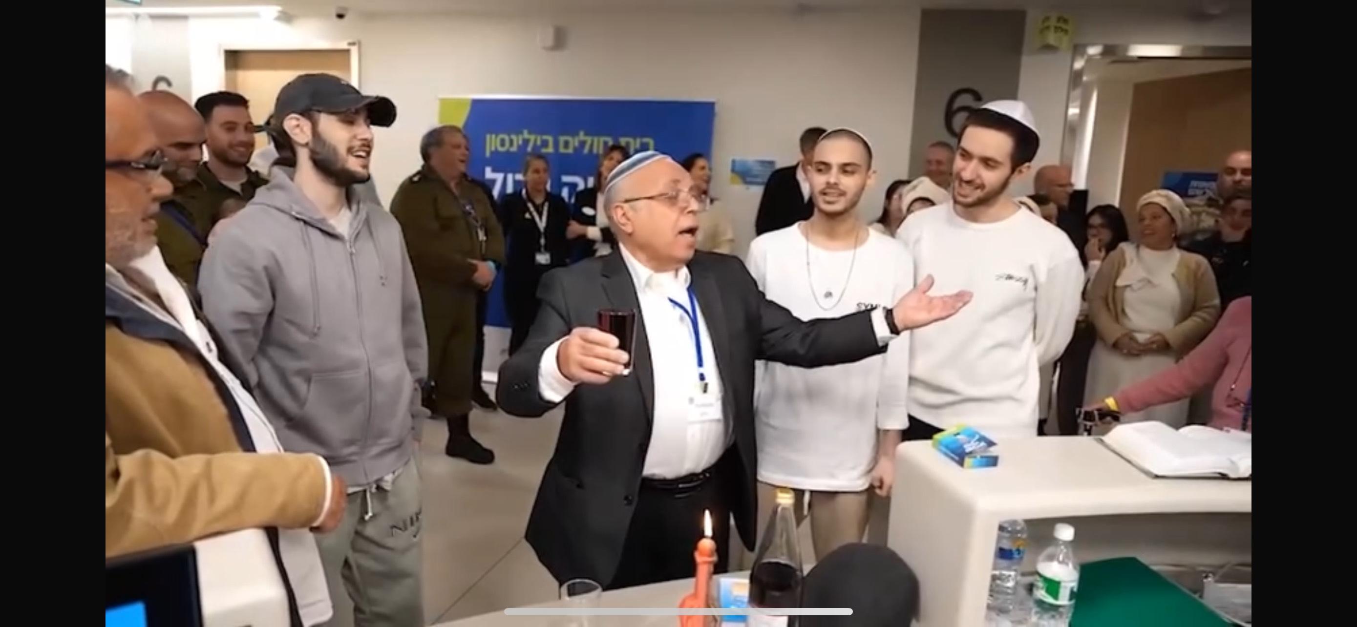 Havdalah together with 3 of the released hostages