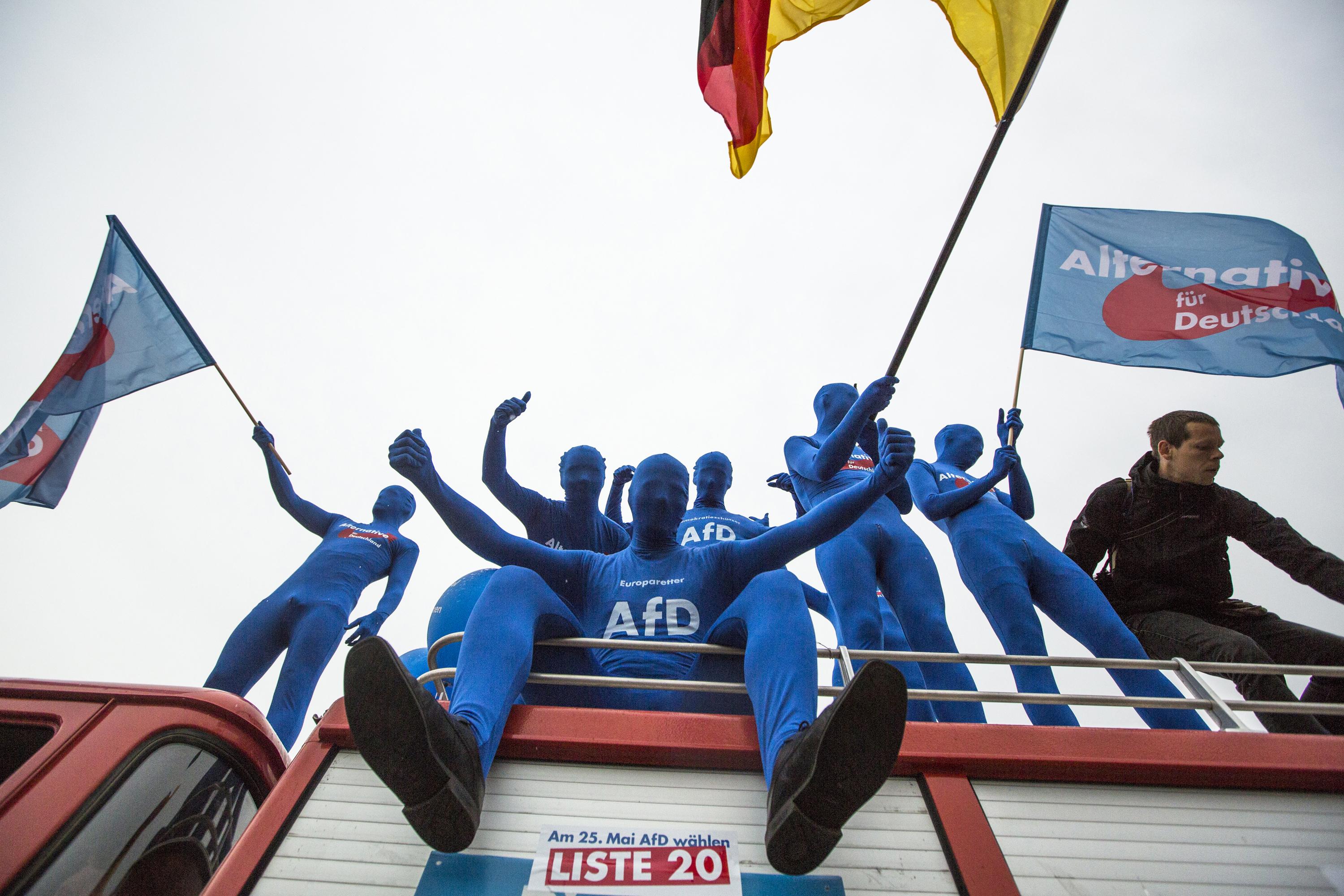 Activists rally for AfD