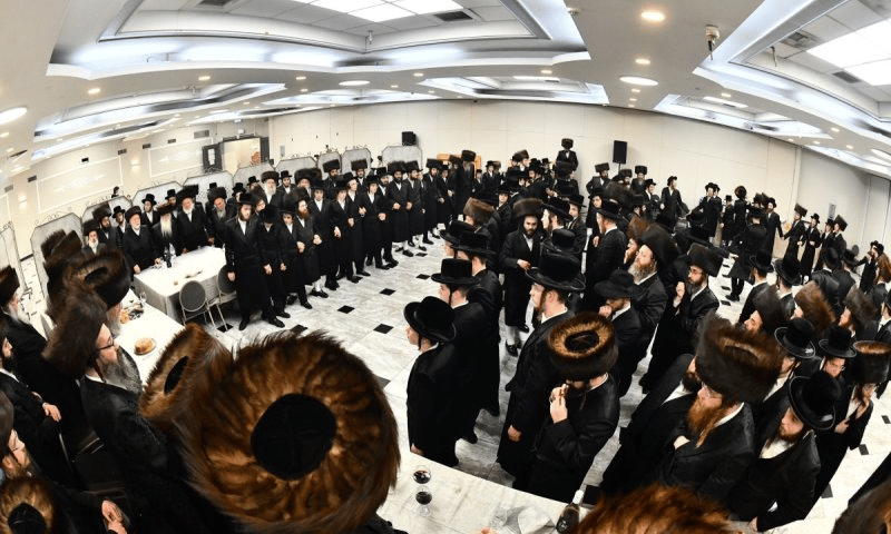 Inside the Heichalei wedding hall