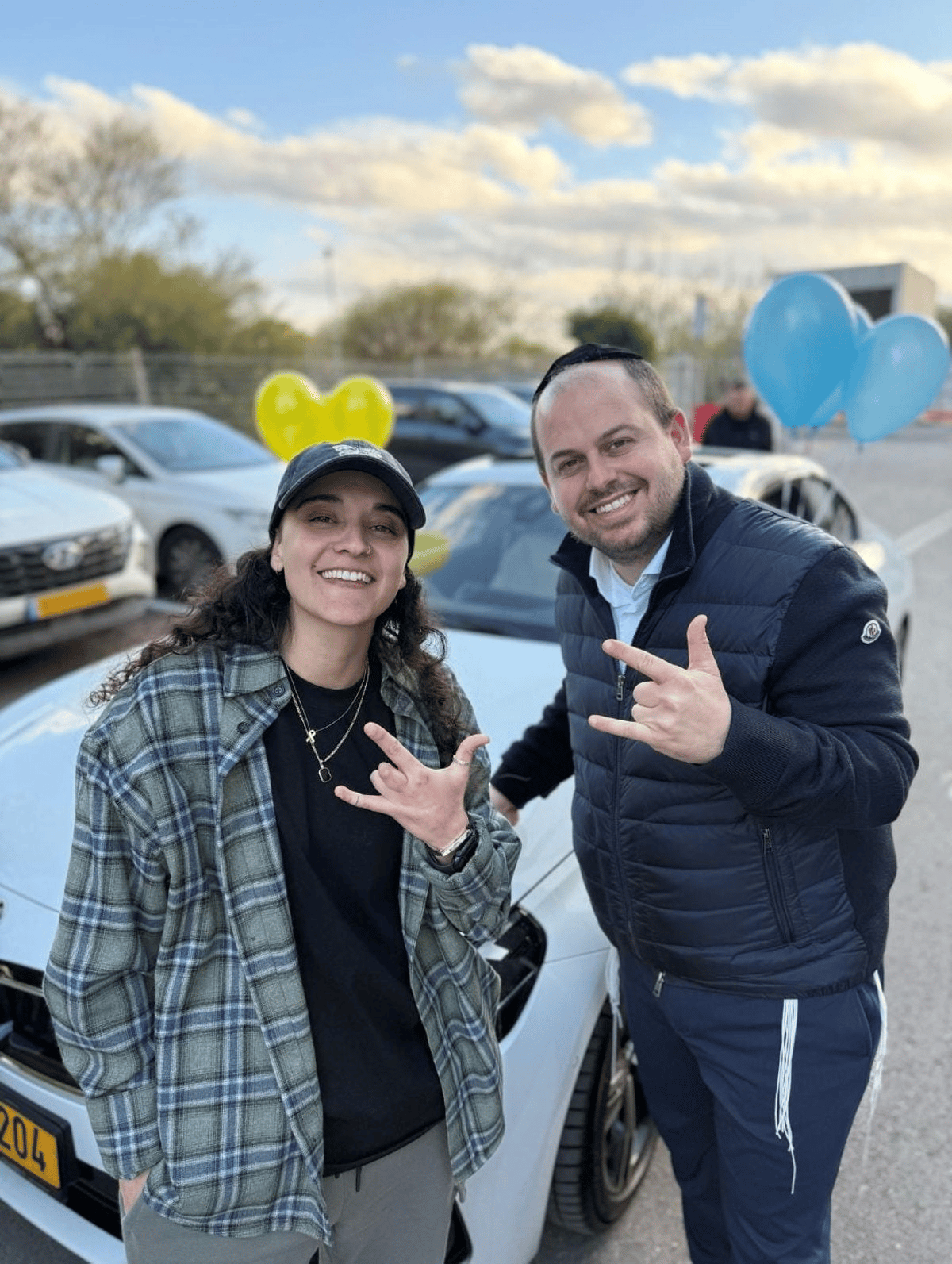 Emily Damari and Shai Graucher