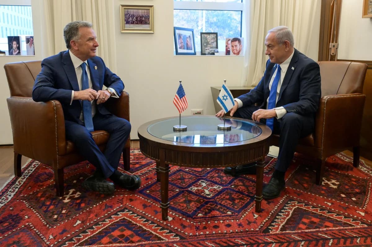 Benjamin Netanyahu and Steve Witkoff