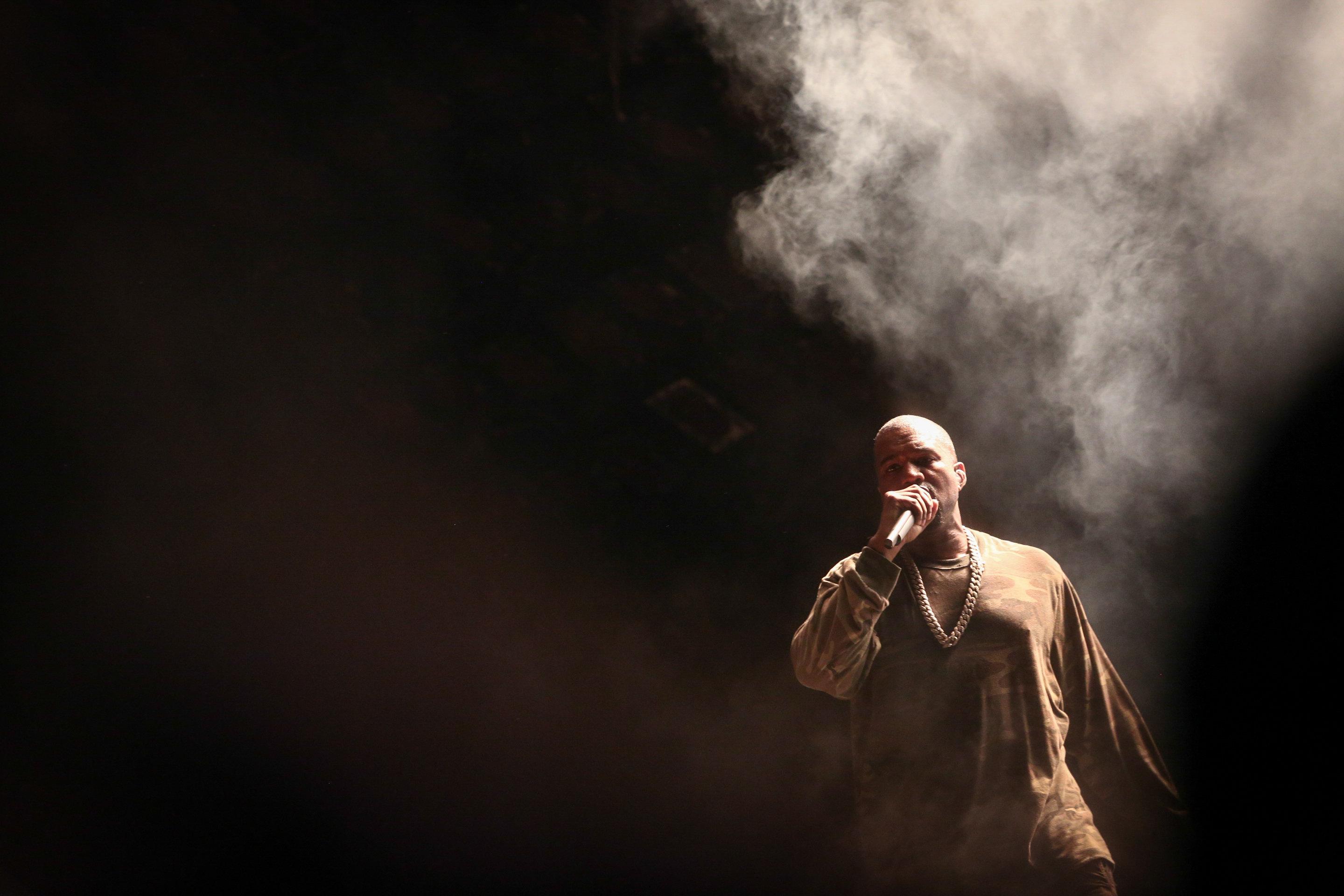 American artist Kanye West performs 