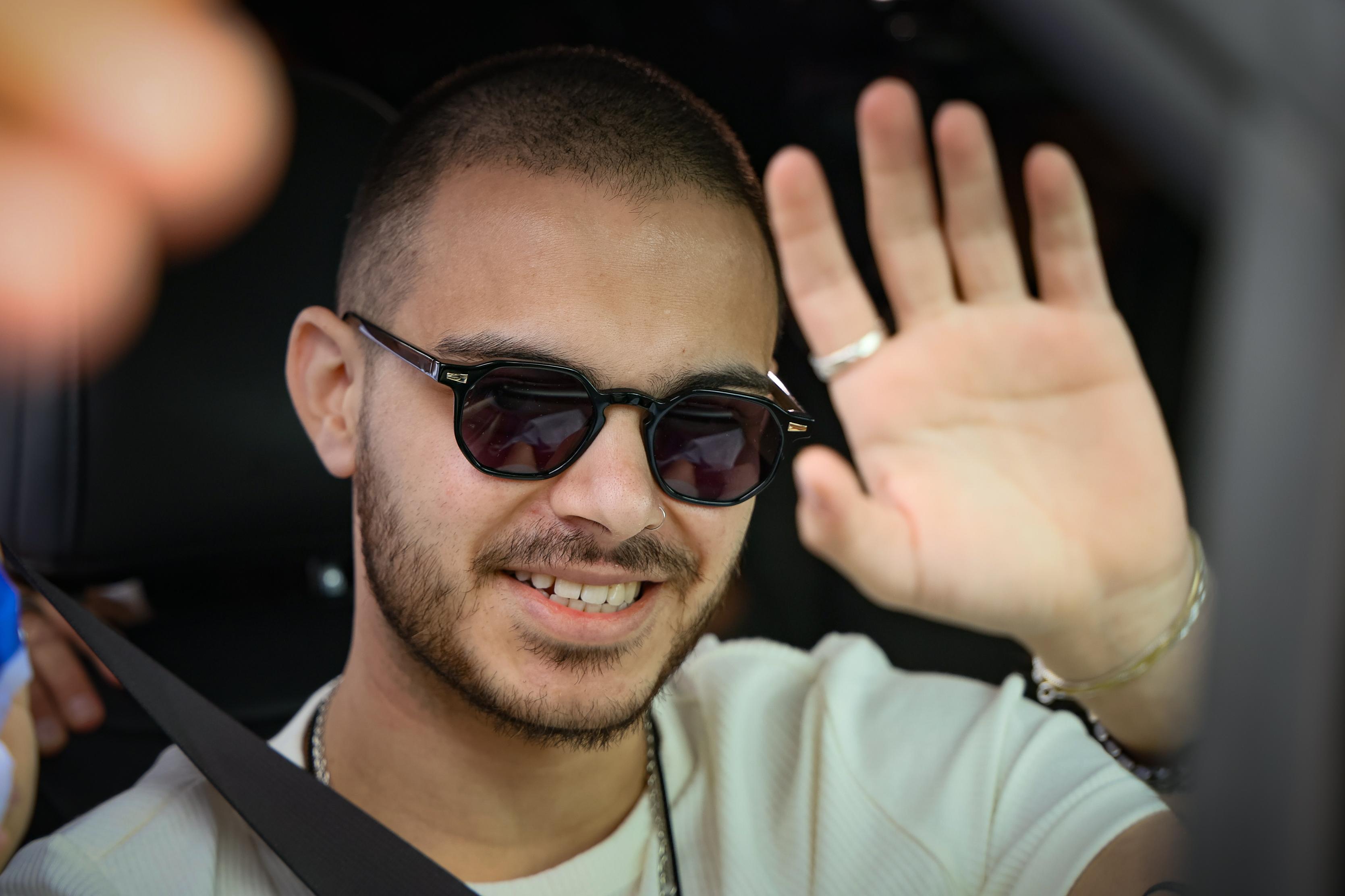 Former hostage Omer Wenkert returning to his home in Gedera, on March 4, 2025. 
