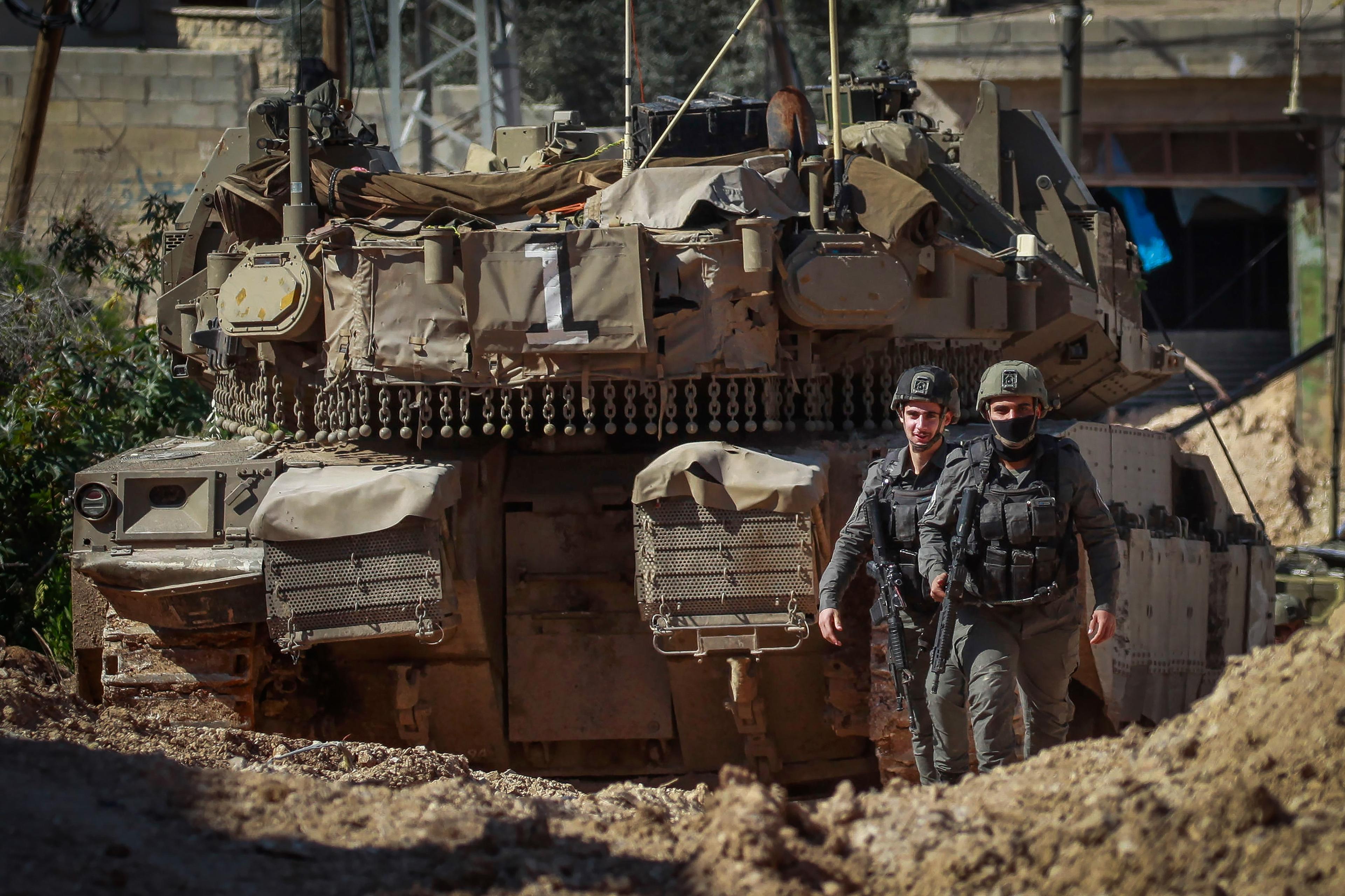IDF forces in Jenin.