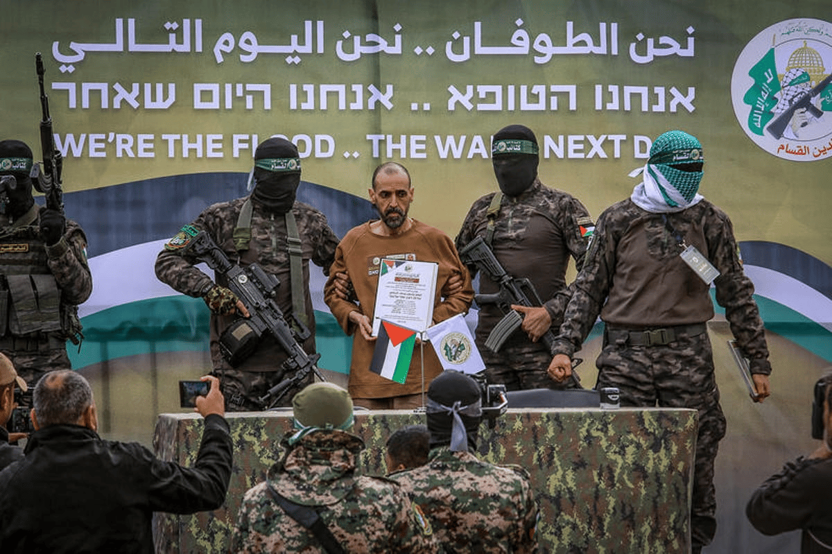 Eli Sharabi just before his release 