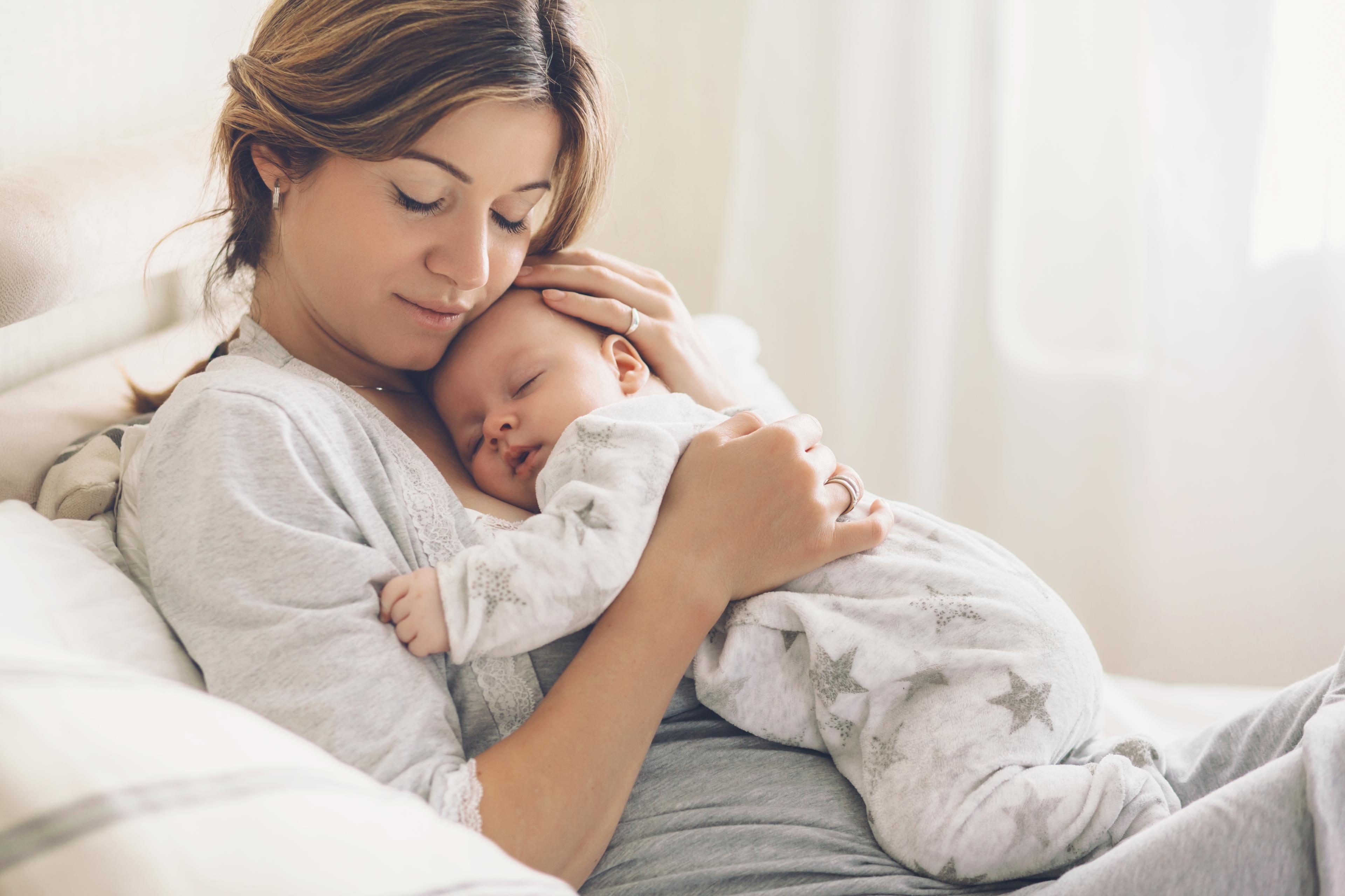 Mother and newborn