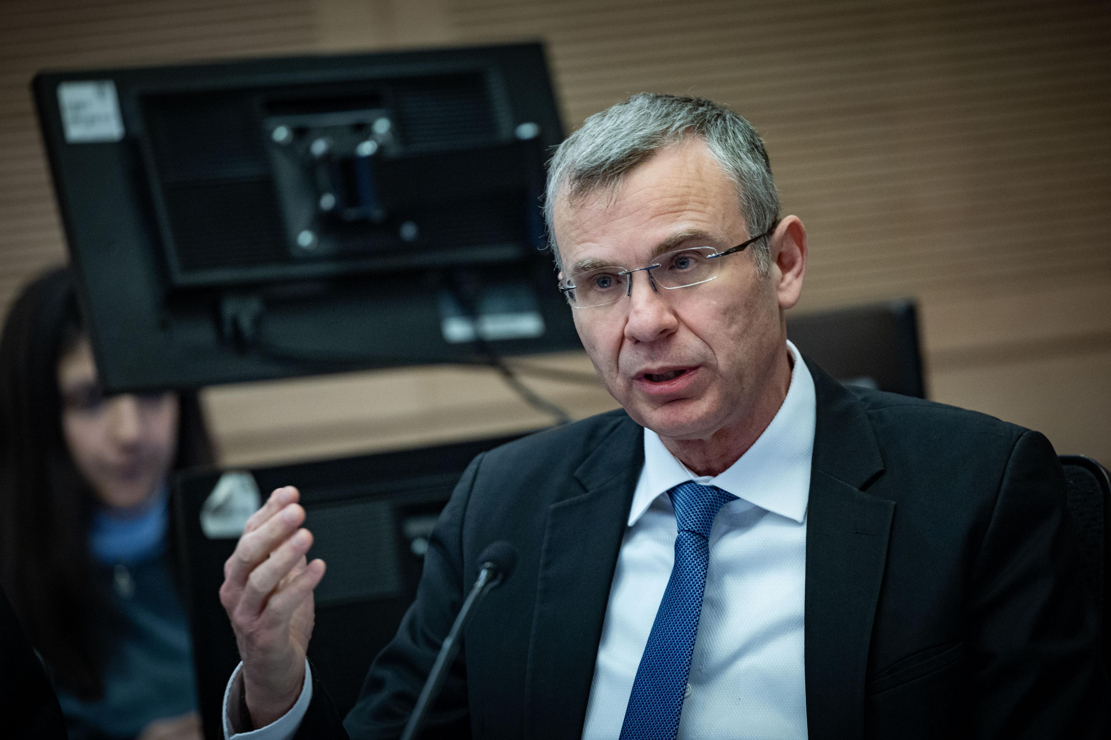 Justice Minister Yariv Levin.