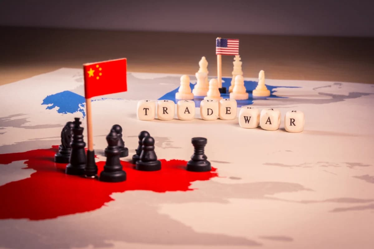 USA and China in a trade war