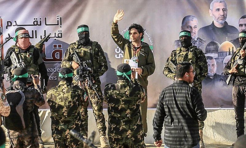 Ofer Calderon just before his release