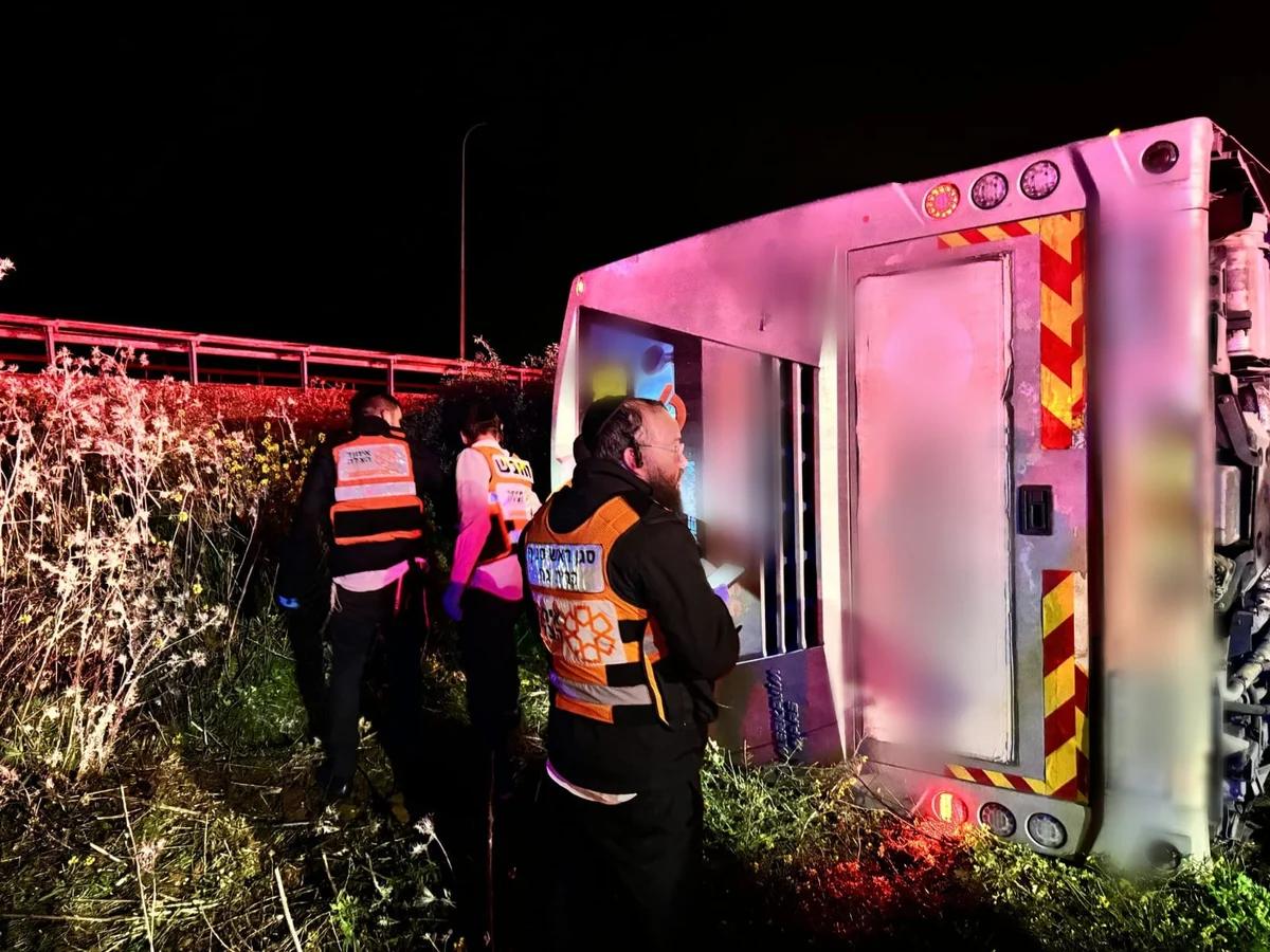 Scene of fatal bus accident