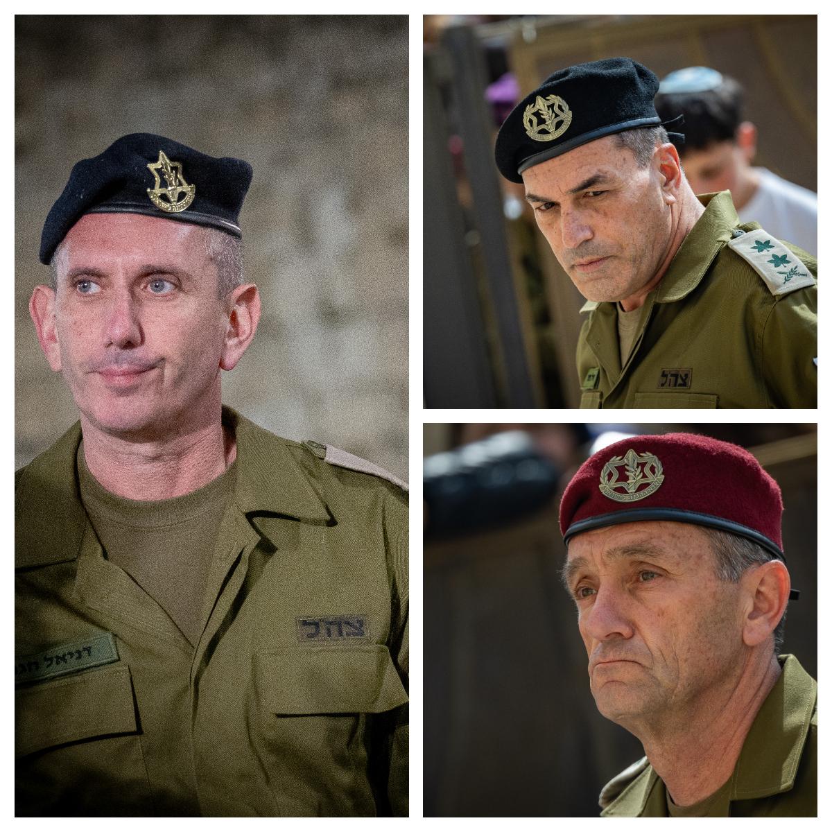 Daniel Hagari, Eyal Zamir, Herzi Halevi